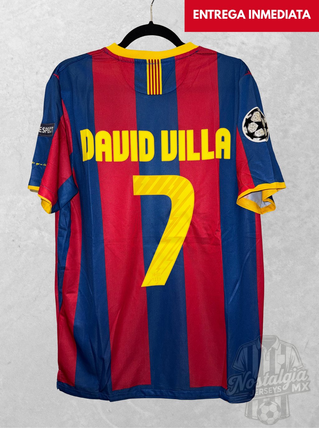 Barcelona 2010/11 local David Villa 7 - XL