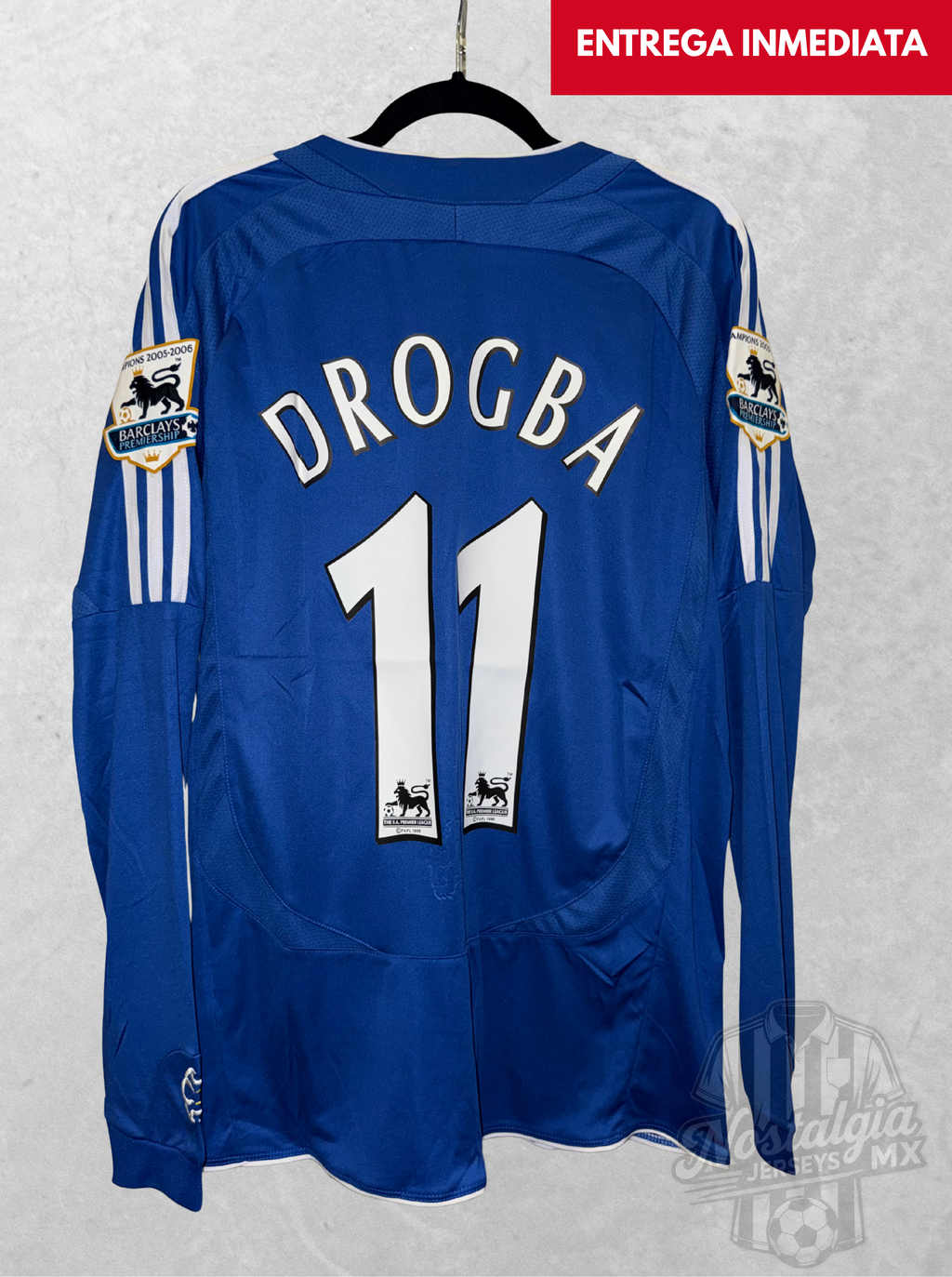 Chelsea 2006/07 local manga larga Drogba 11 - L