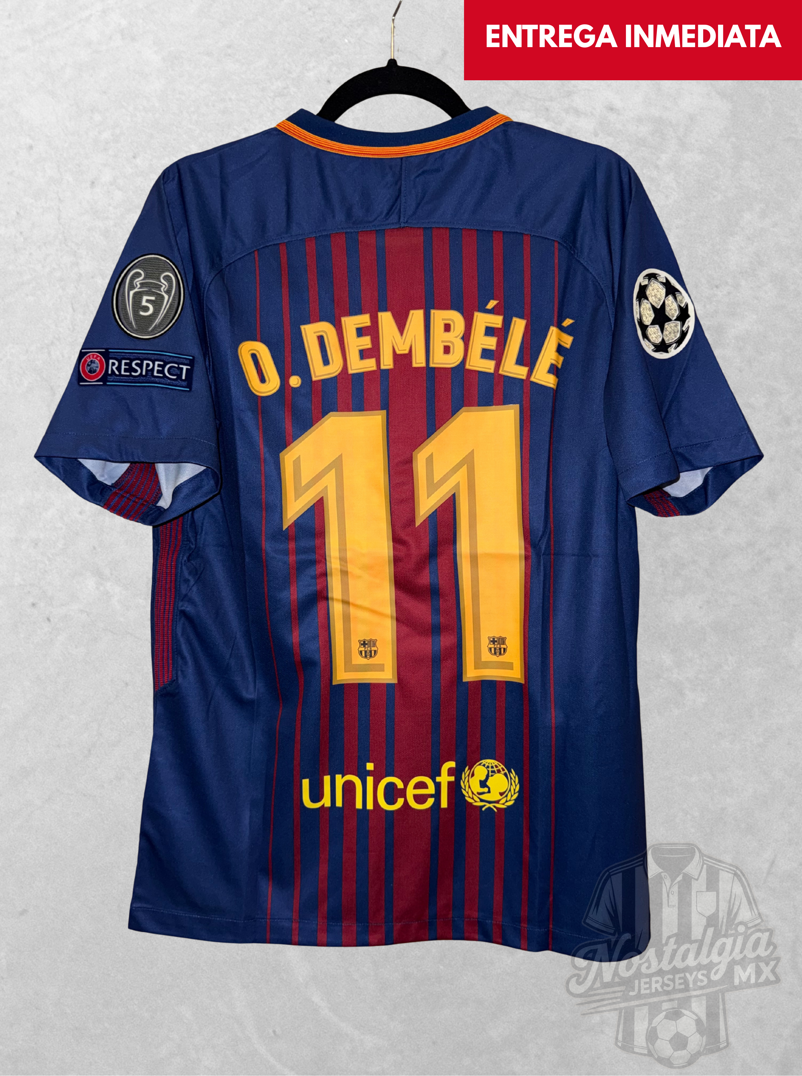 Barcelona 2017/18 local O. Dembélé 11 - S