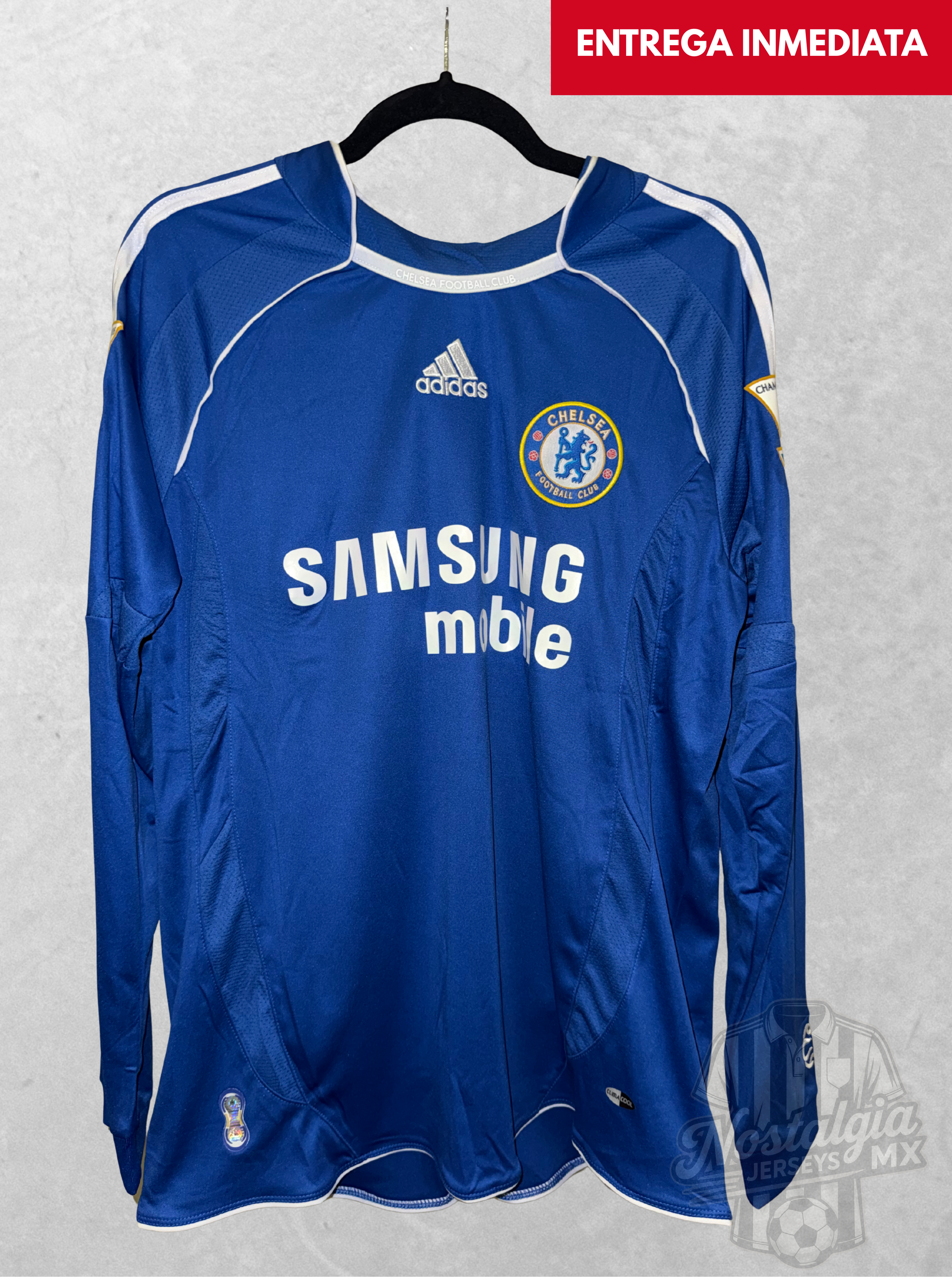 Chelsea 2006/07 local manga larga Drogba 11 - L