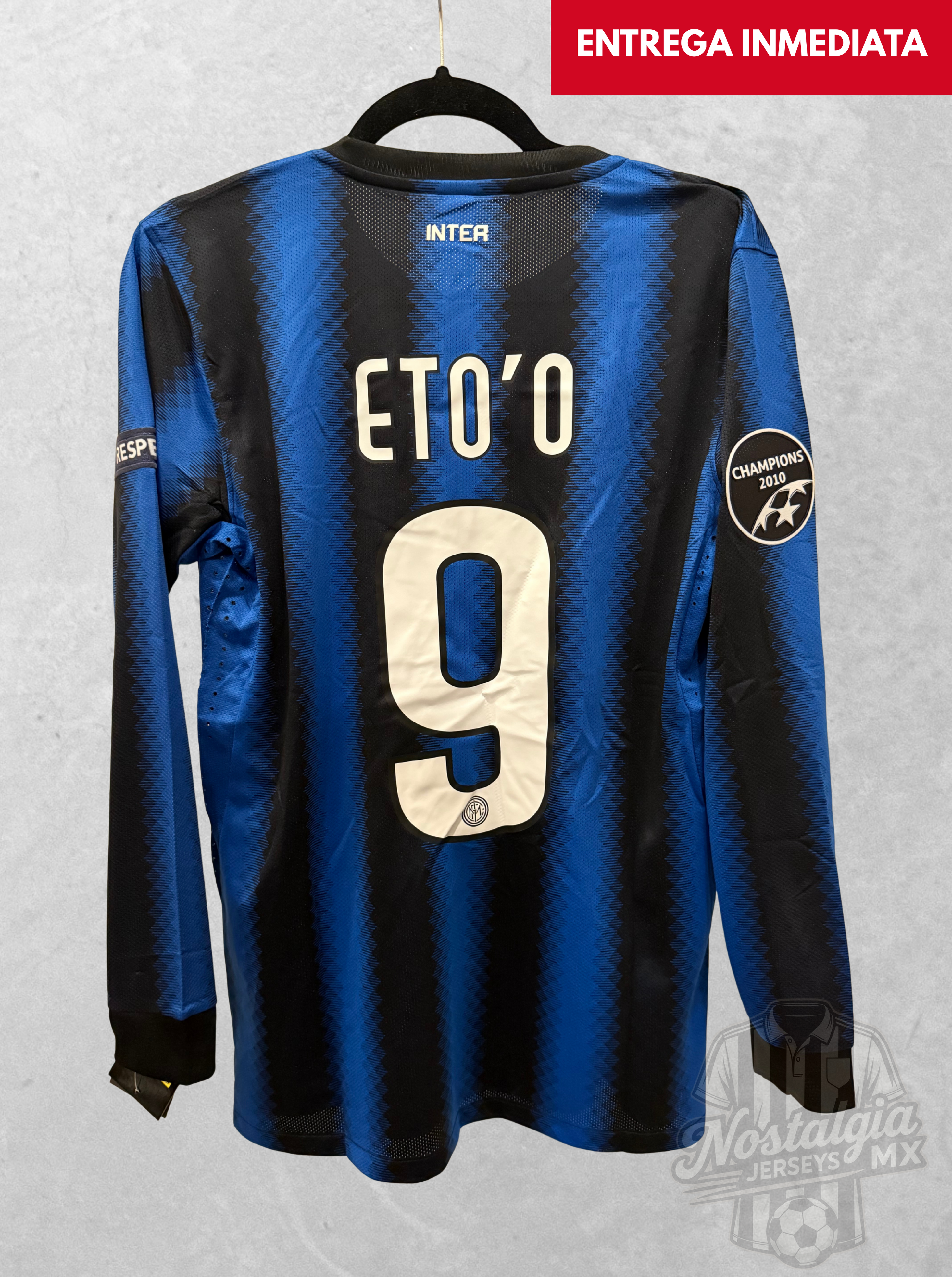 Inter Milan 2010/11 local manga larga Eto'o 9 - S