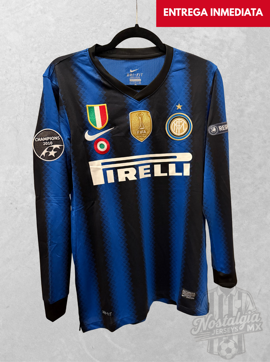 Inter Milan 2010/11 local manga larga Eto'o 9 - S