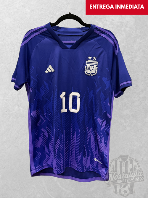 Argentina 2022 visita aficionado Messi 10 - S