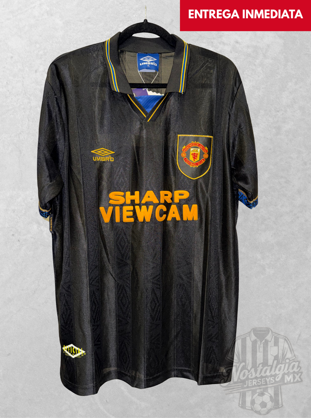 Manchester United 1994/95 tercera Cantona 7 - XL