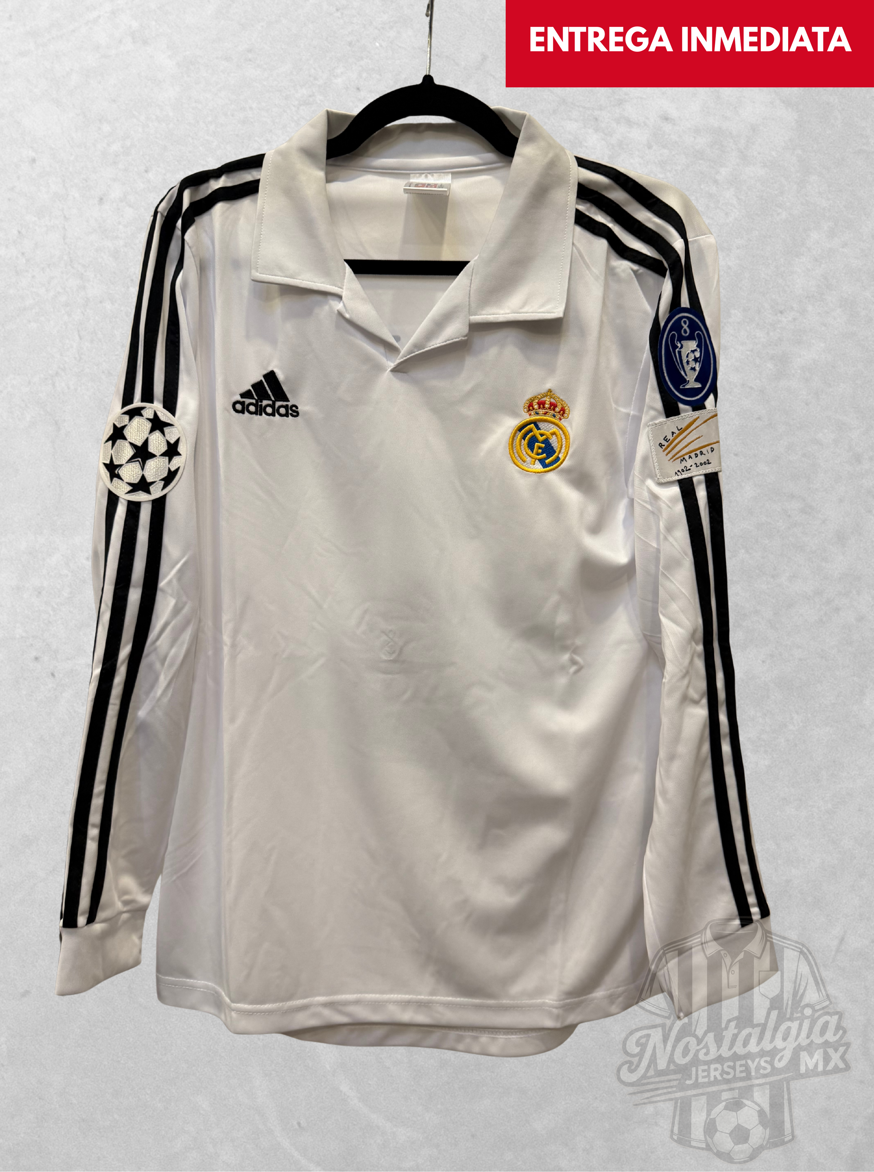 Real Madrid 2001/02 local manga larga Zidane 5 - S