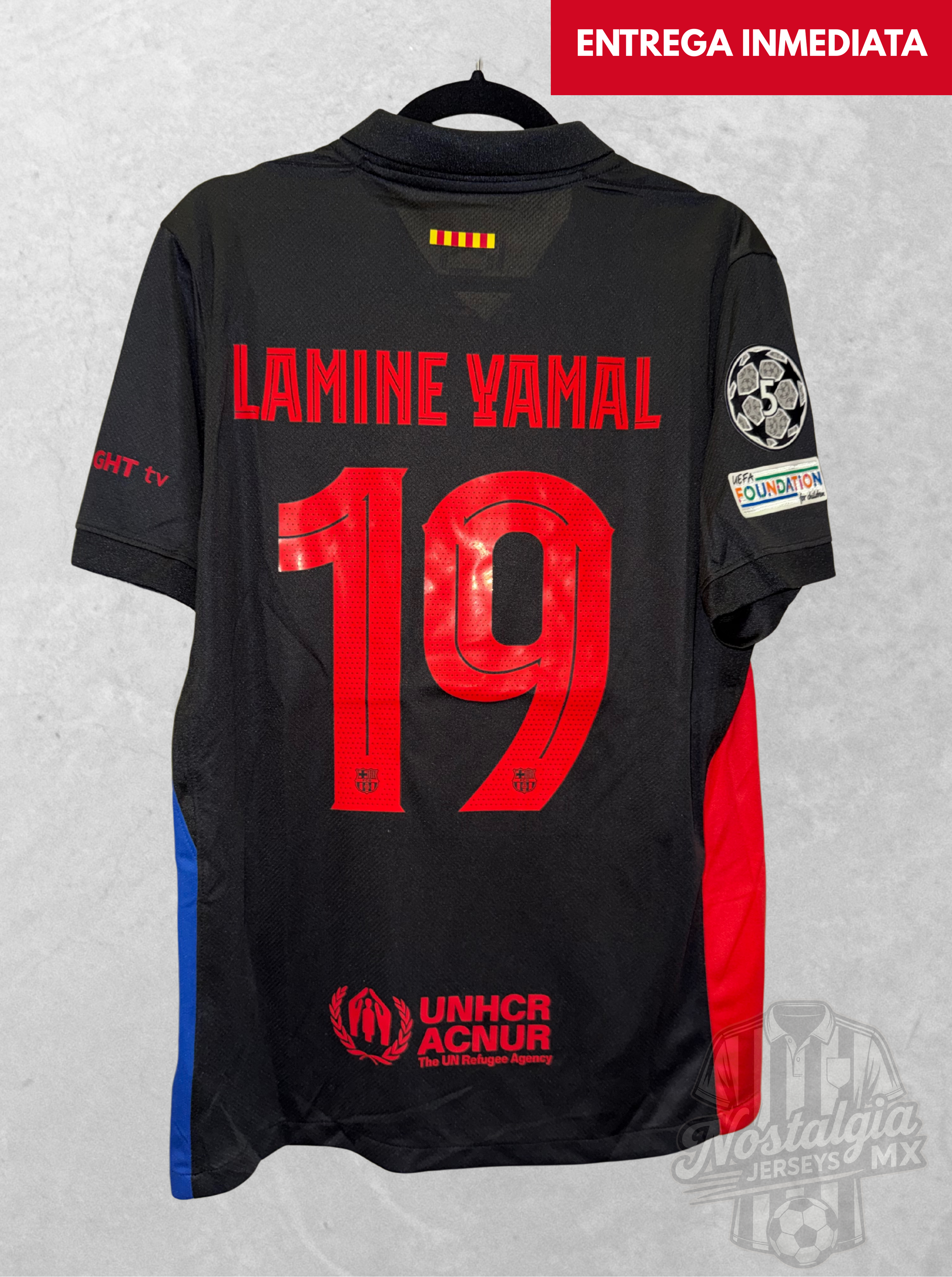 Barcelona 2024/25 visita aficionado Lamine Yamal 19 - M