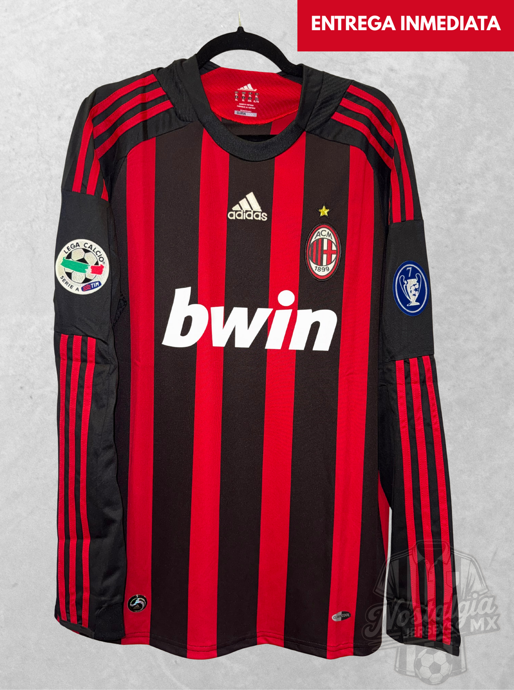 AC Milan 2008/09 local manga larga Beckham 32 - XL