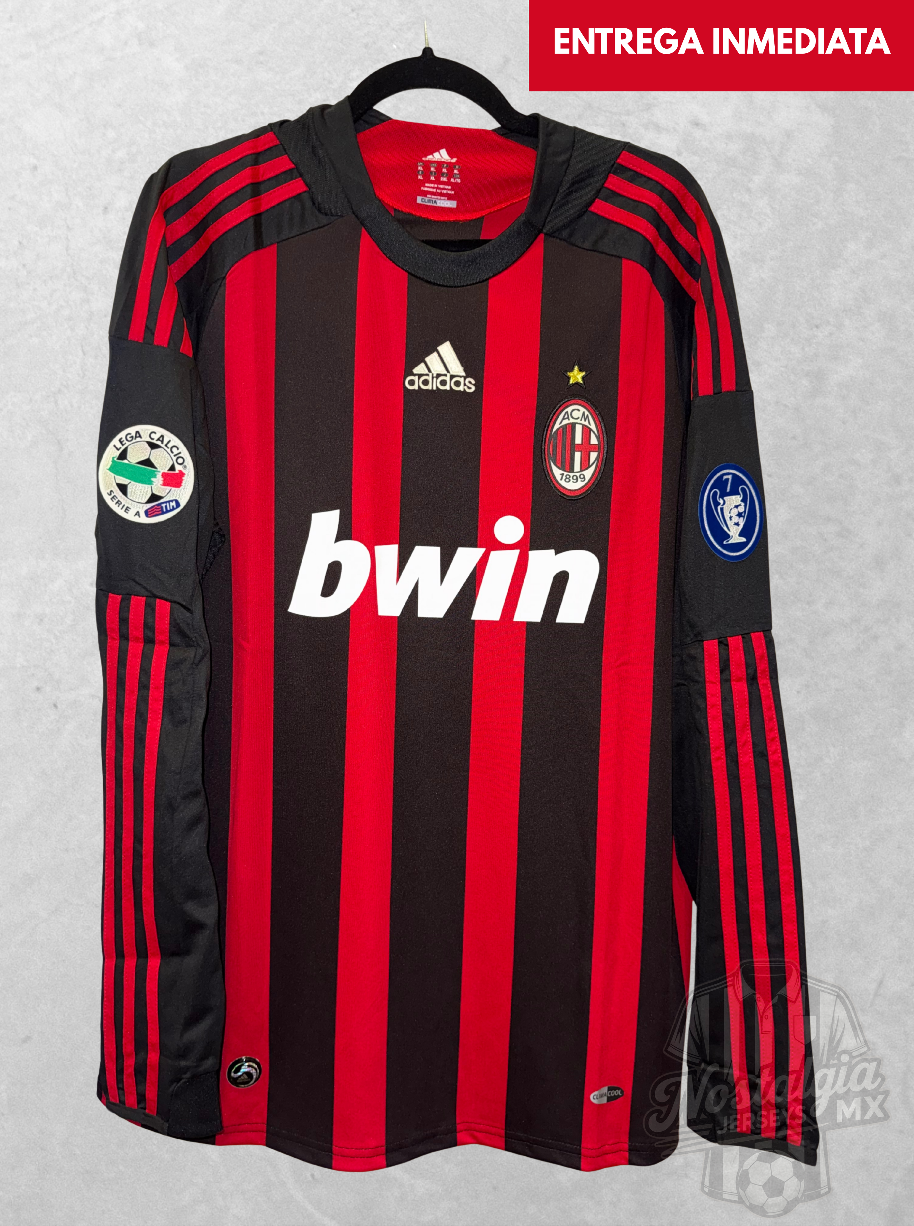 AC Milan 2008/09 local manga larga Beckham 32 - XL
