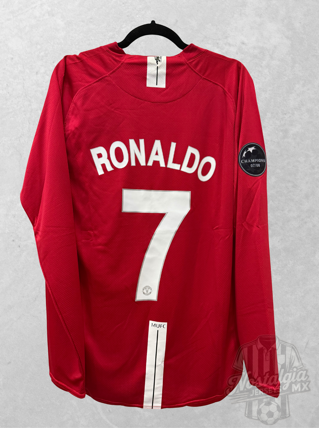 Manchester United 2008/09 local manga larga