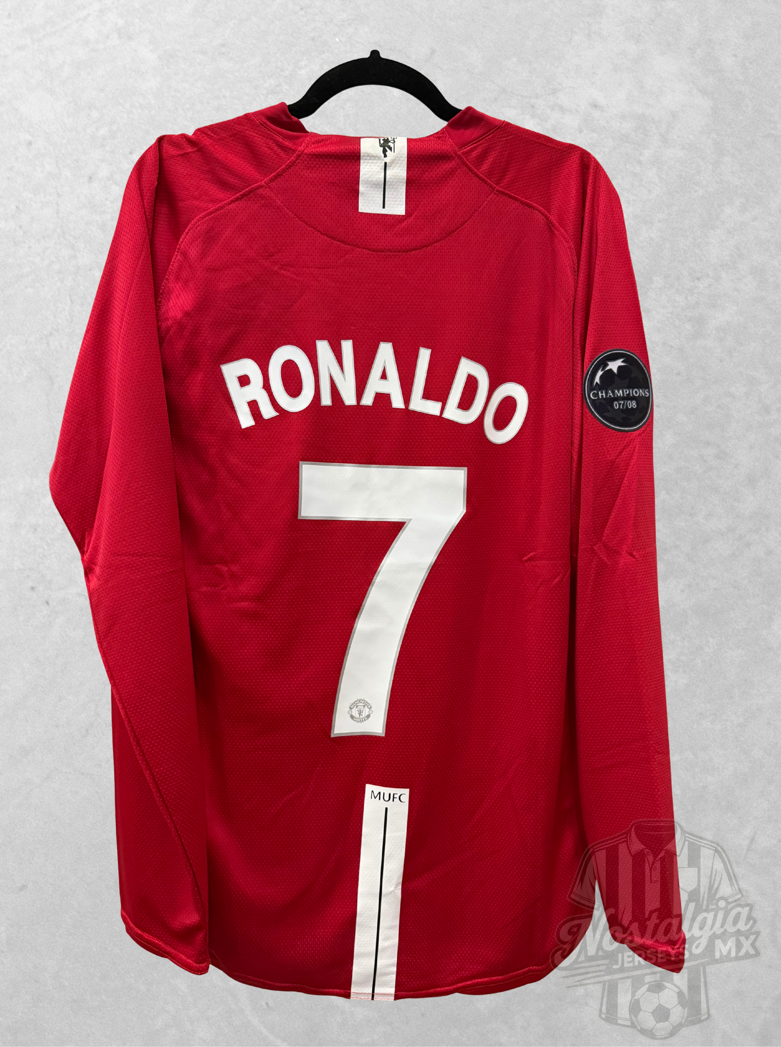 Manchester United 2008/09 local manga larga