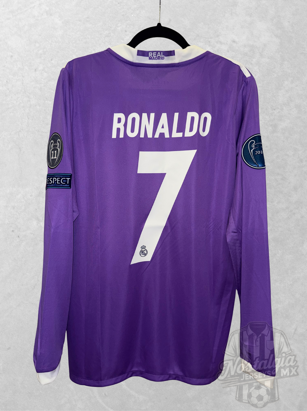 Real Madrid 2016/17 Final Champions League manga larga