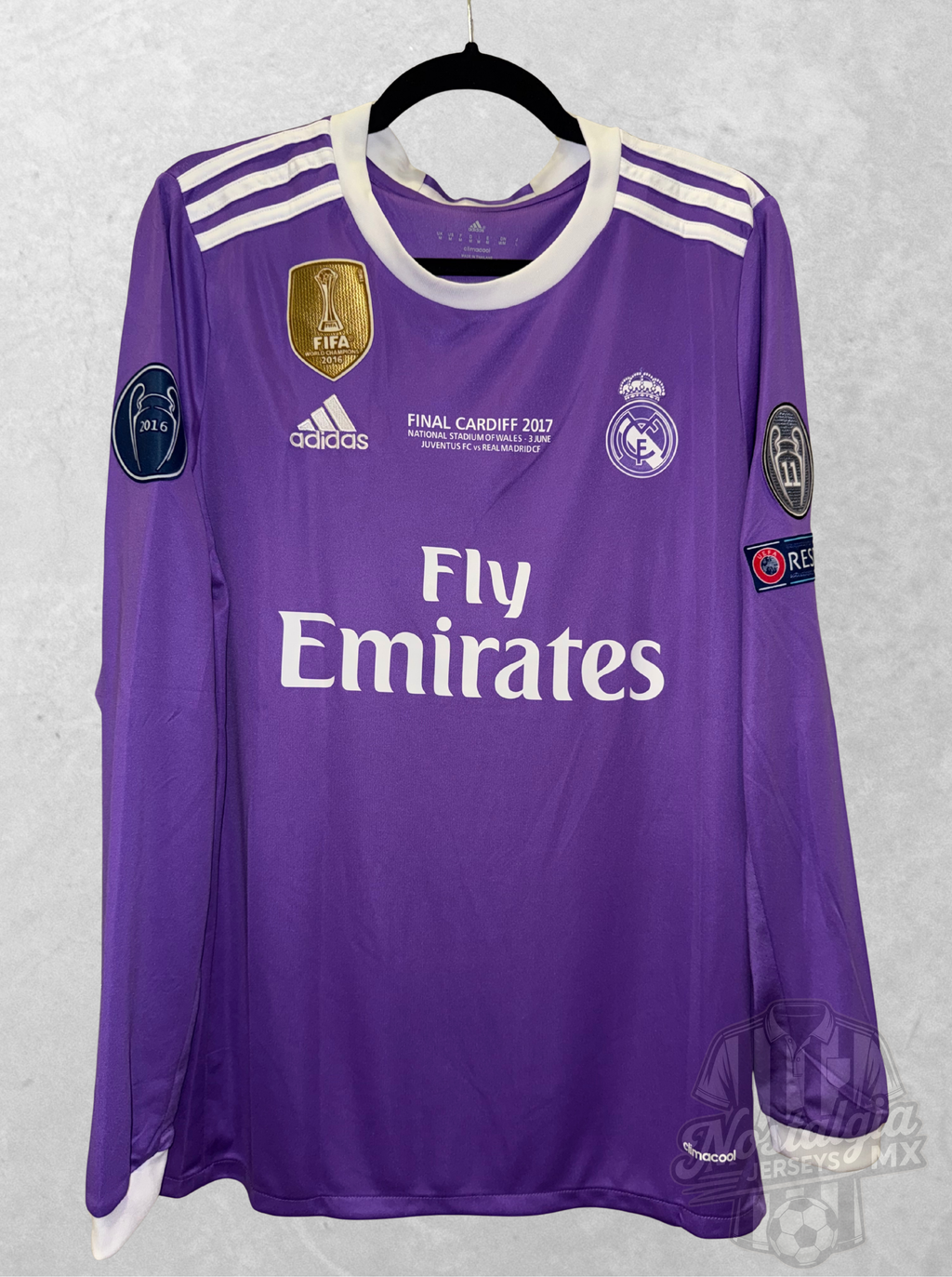 Real Madrid 2016/17 Final Champions League manga larga