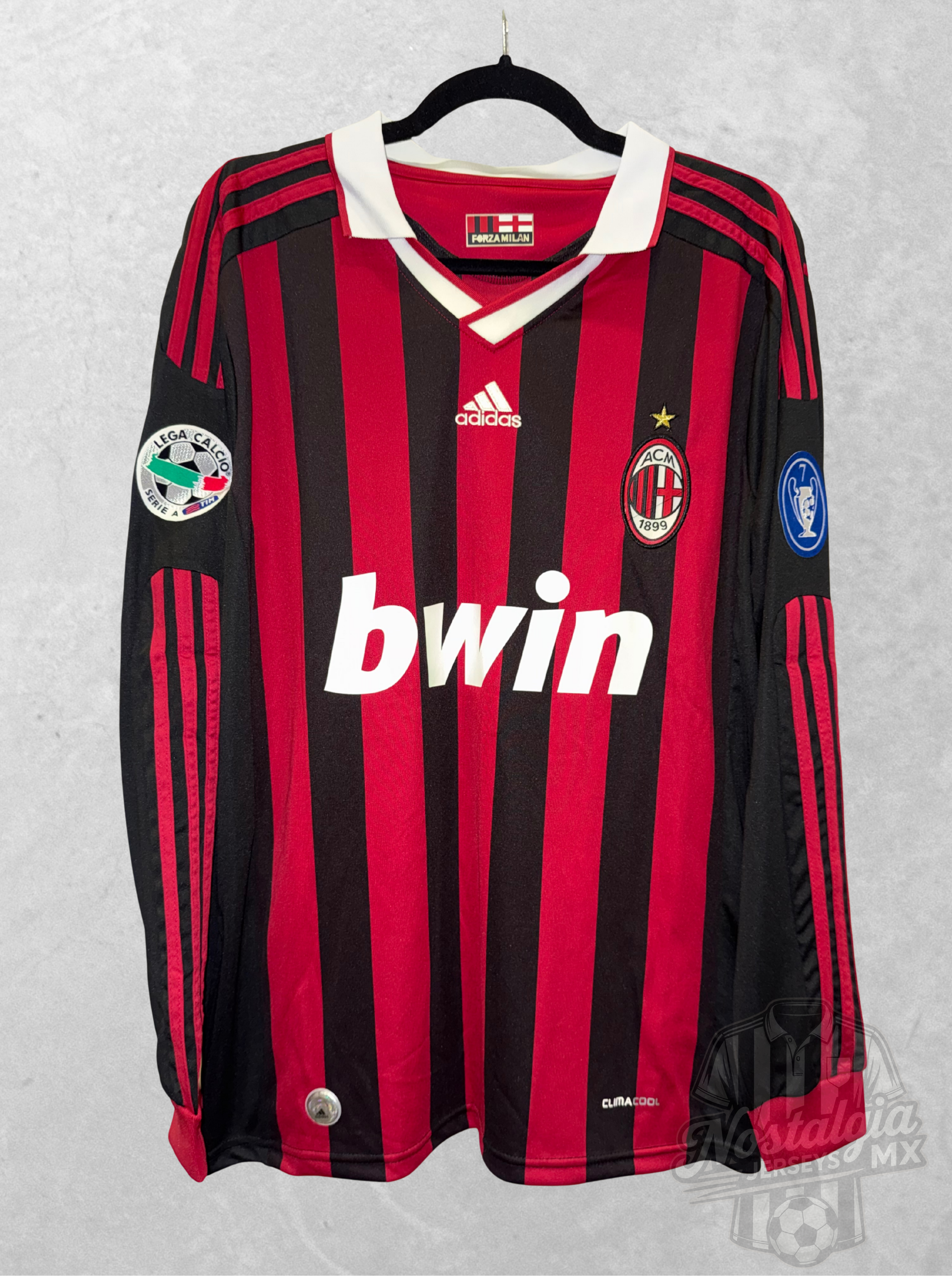 AC Milan 2009/10 local manga larga