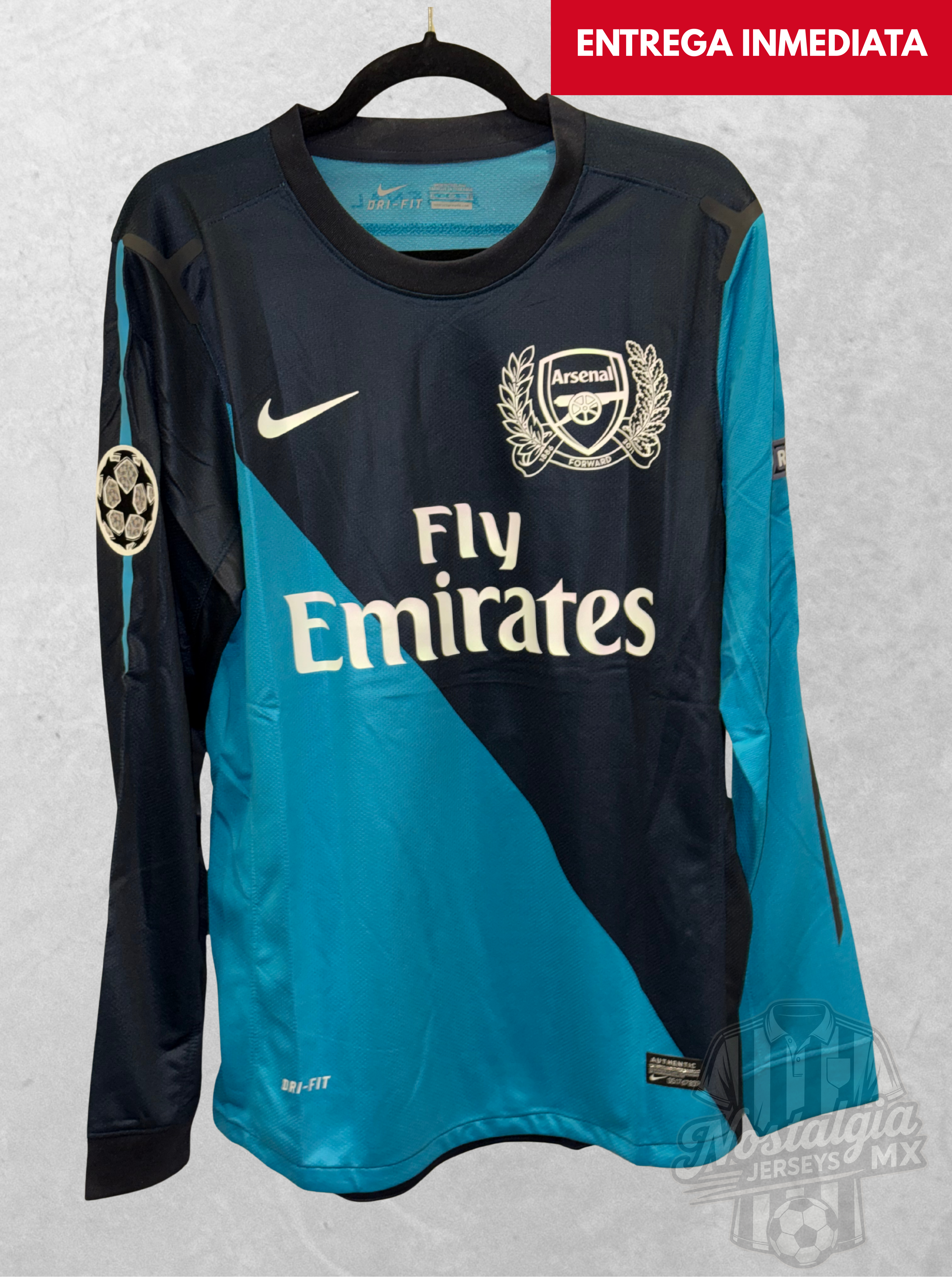 Arsenal 2011/12 visita manga larga Henry 12 - XL