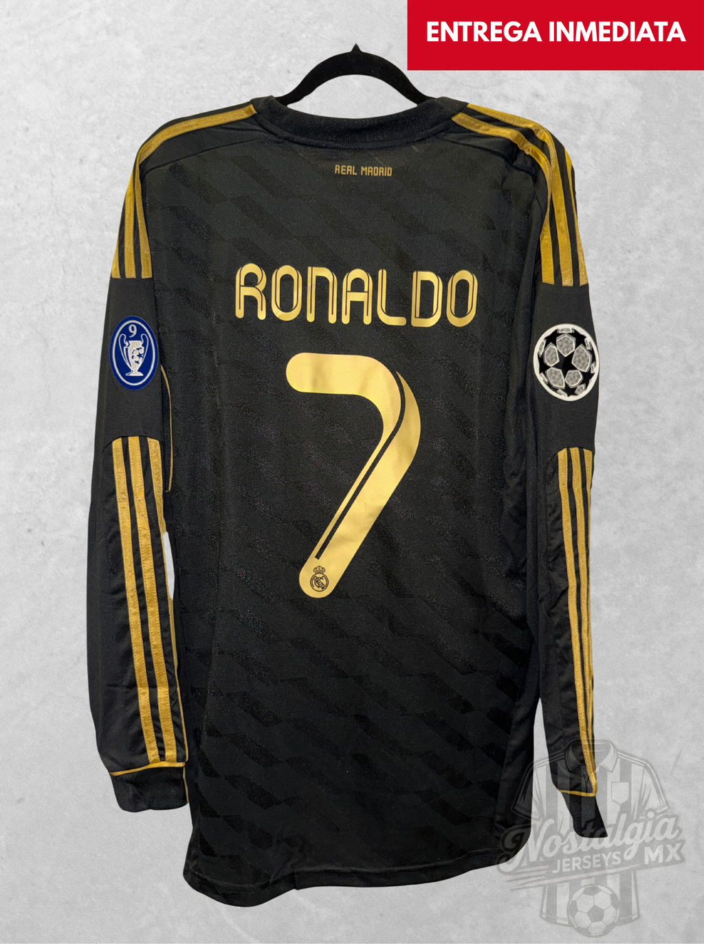 Real Madrid 2011/12 tercera manga larga Ronaldo 7 - XL