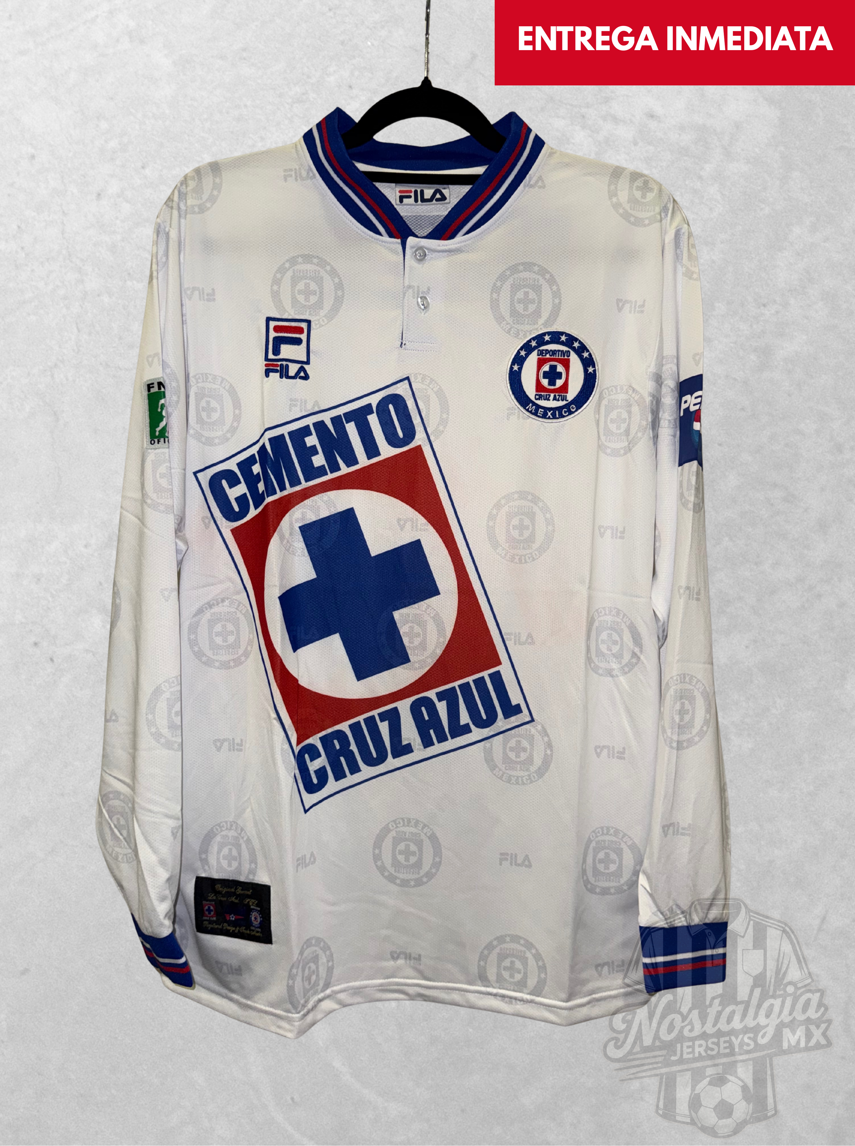 Cruz Azul 1998/99 visita manga larga - L