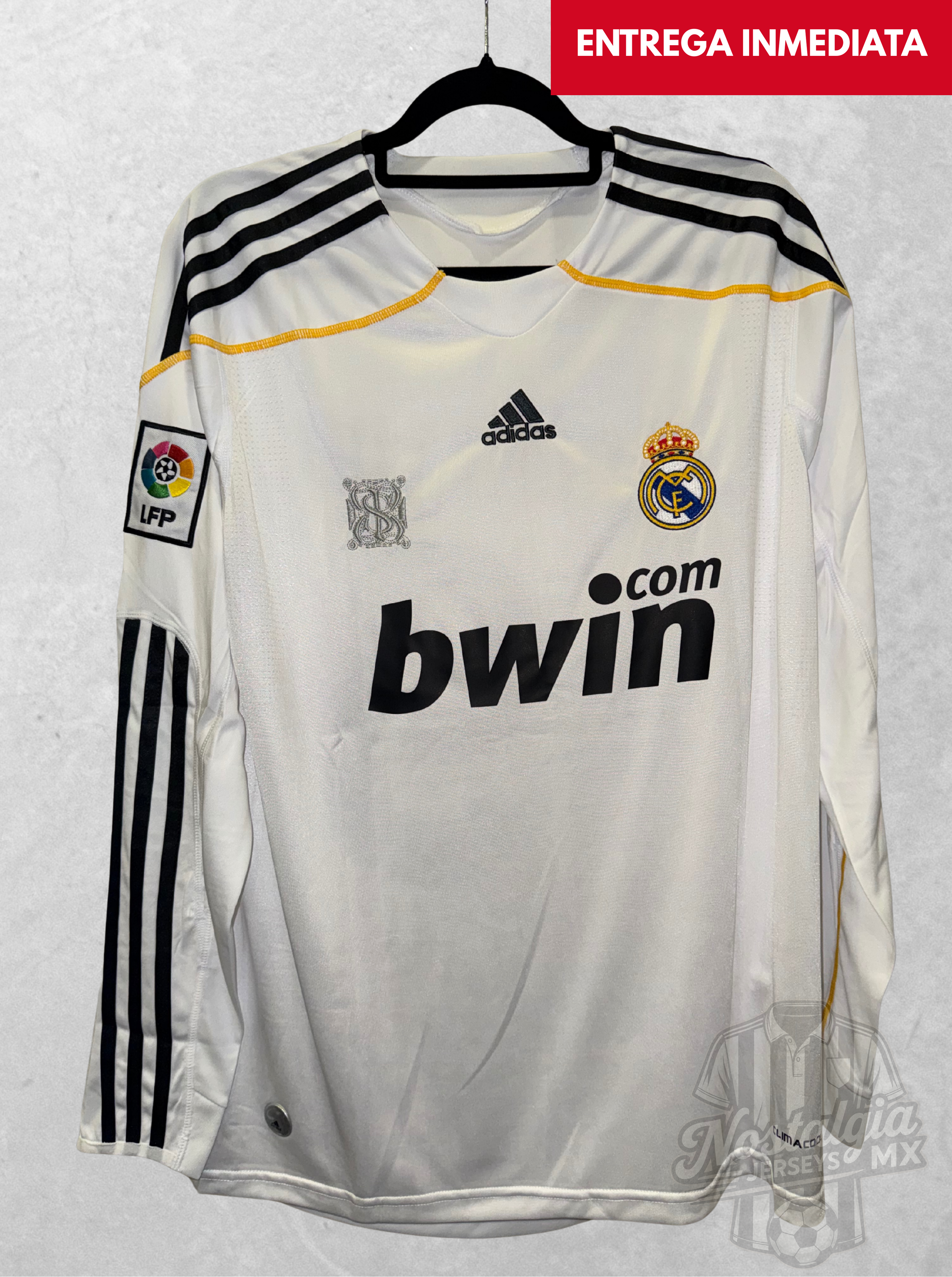 Real Madrid 2009/10 local manga larga Ronaldo 9 - L