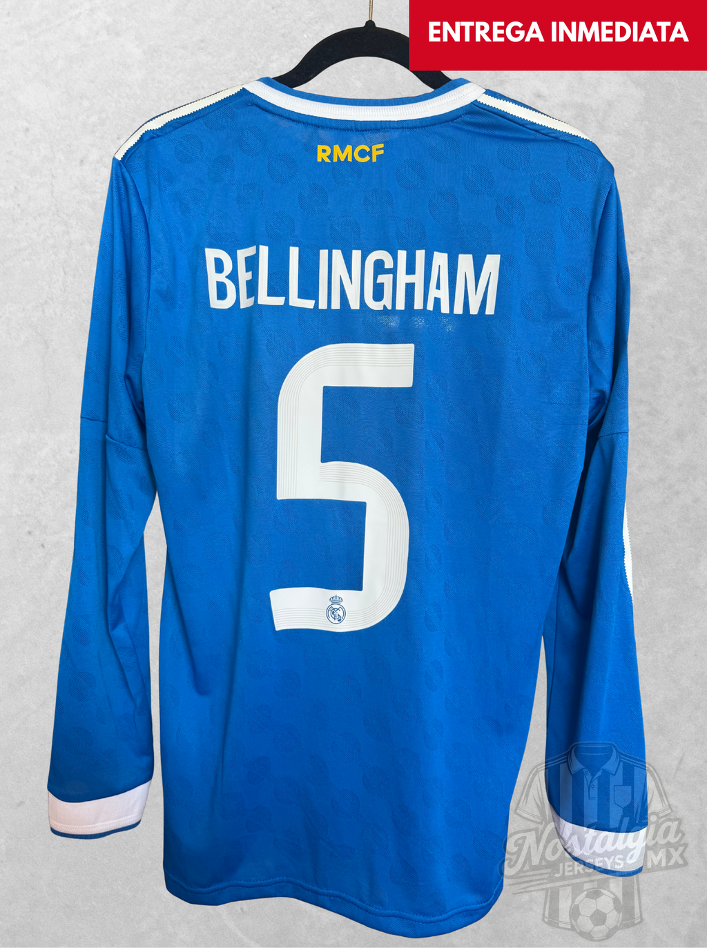 Real Madrid 2025/26 tercera jugador manga larga Bellingham 5 - L