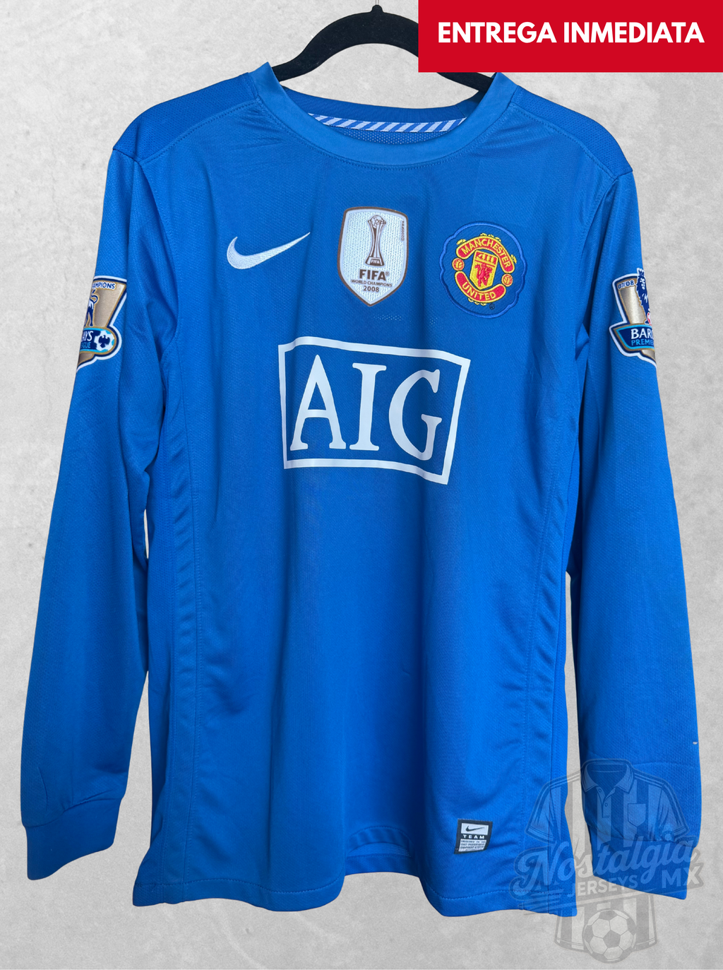 Manchester United 2008/09 tercera manga larga Ronaldo 7 - S