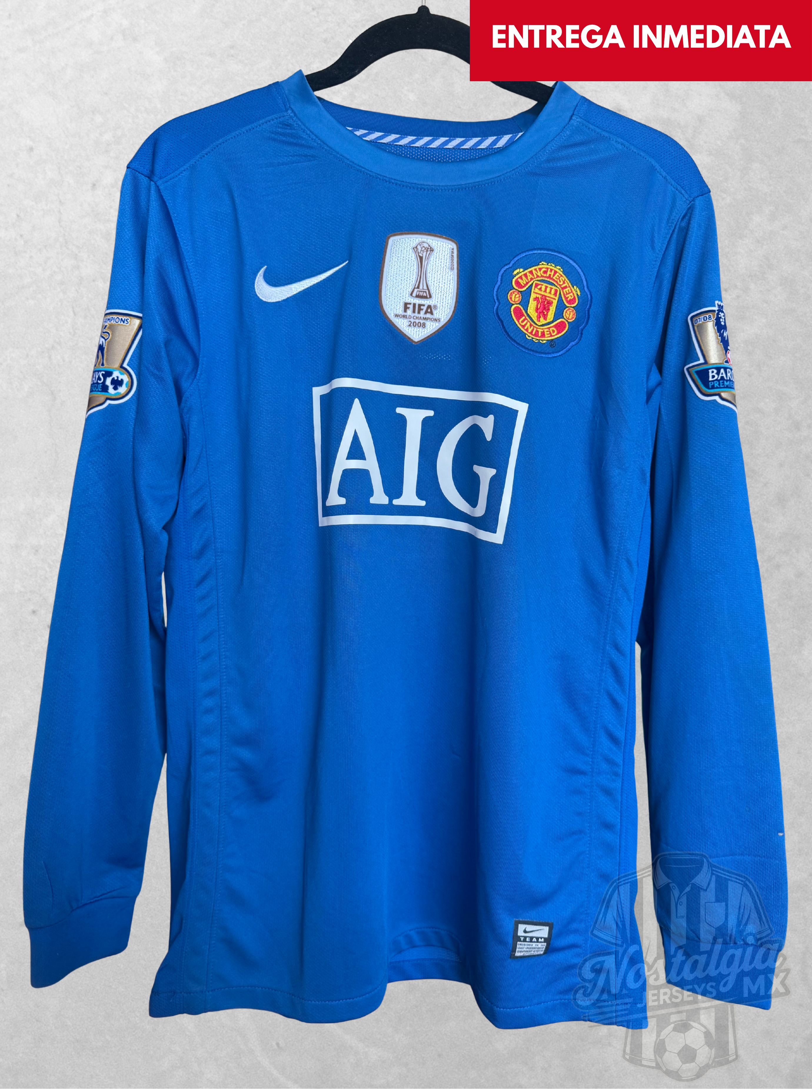 Manchester United 2008/09 tercera manga larga Ronaldo 7 - S
