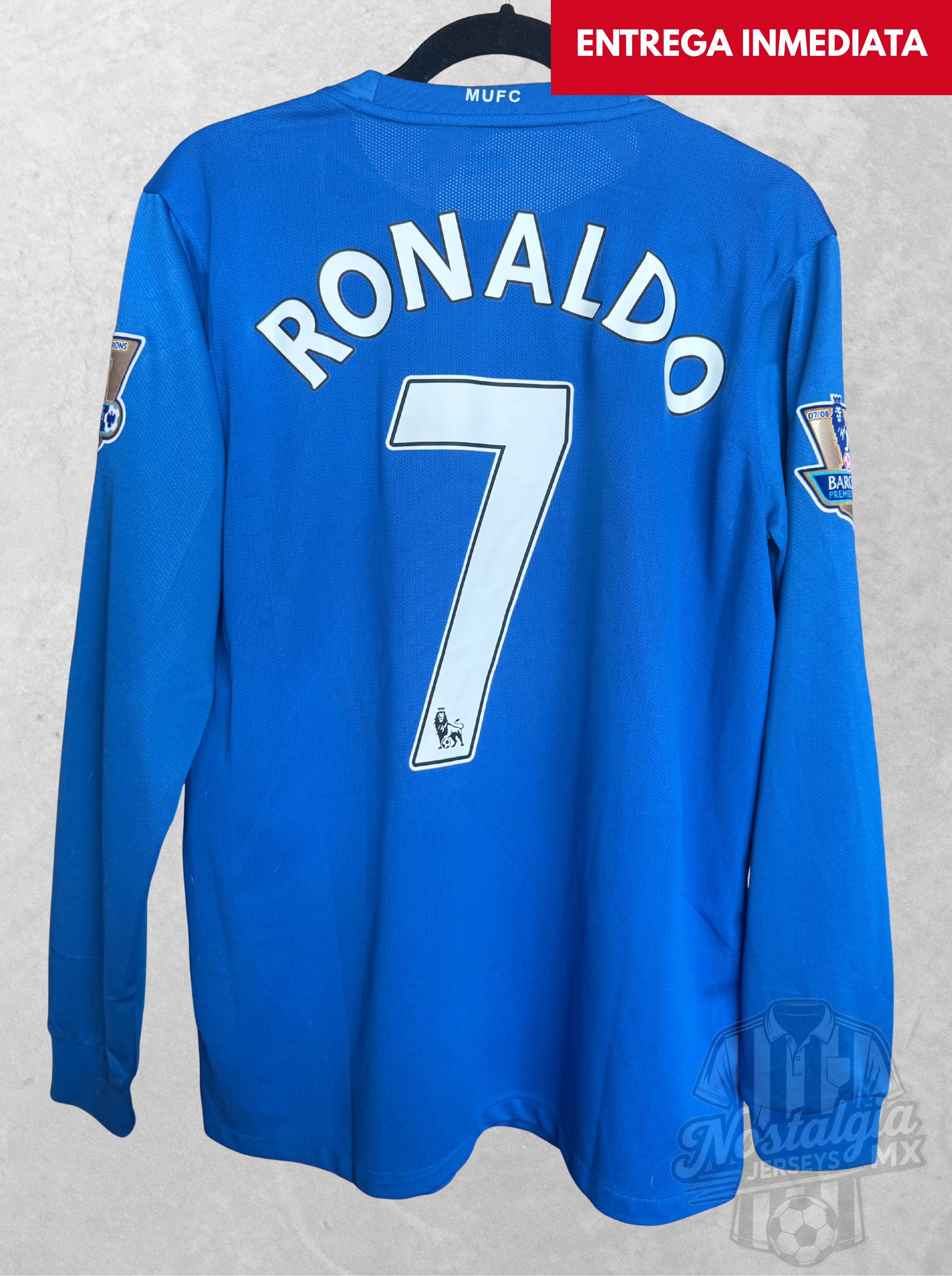 Manchester United 2008/09 tercera manga larga Ronaldo 7 - S