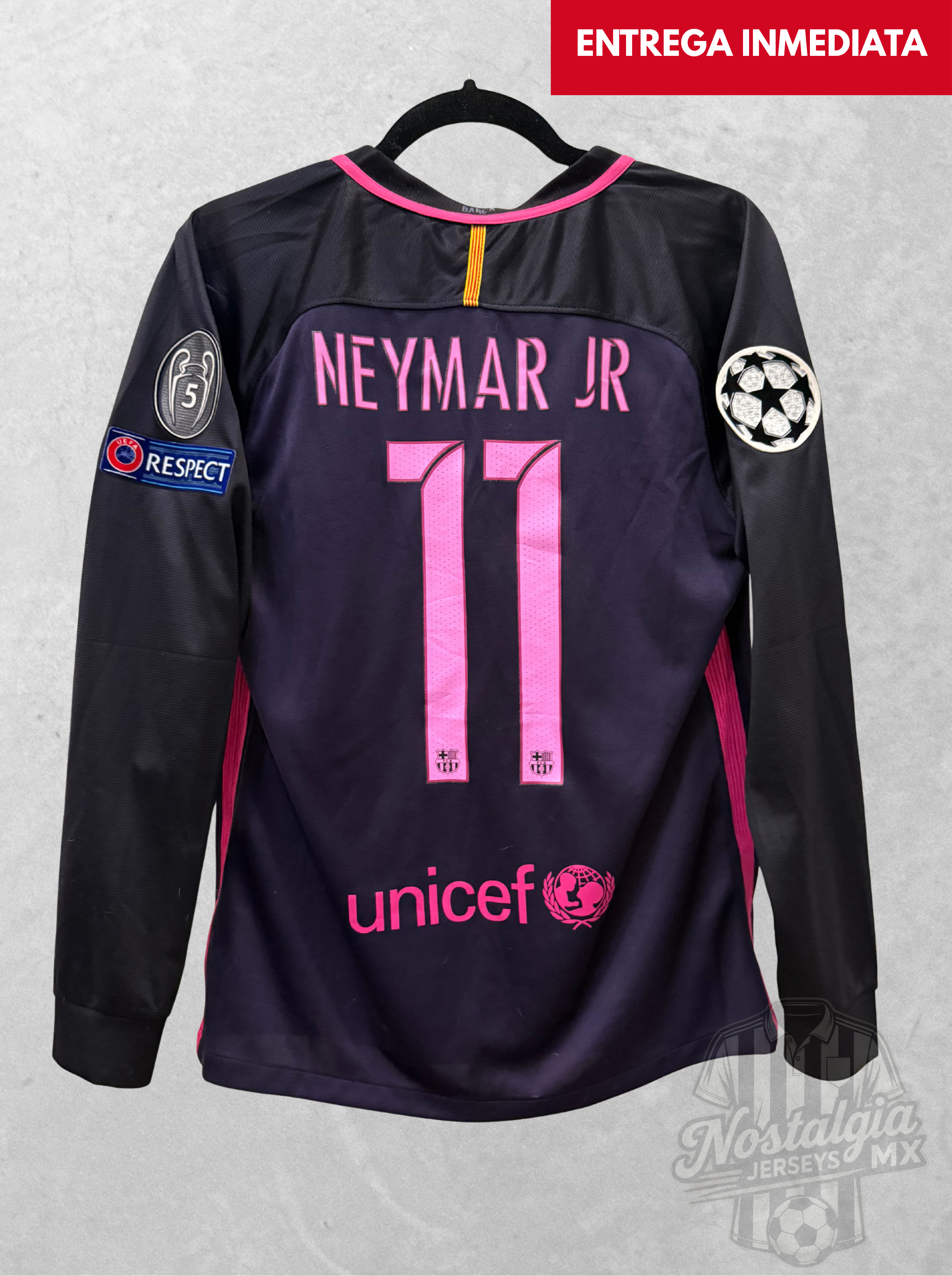 Barcelona 2016/17 visita manga larga Neymar Jr 11 - M