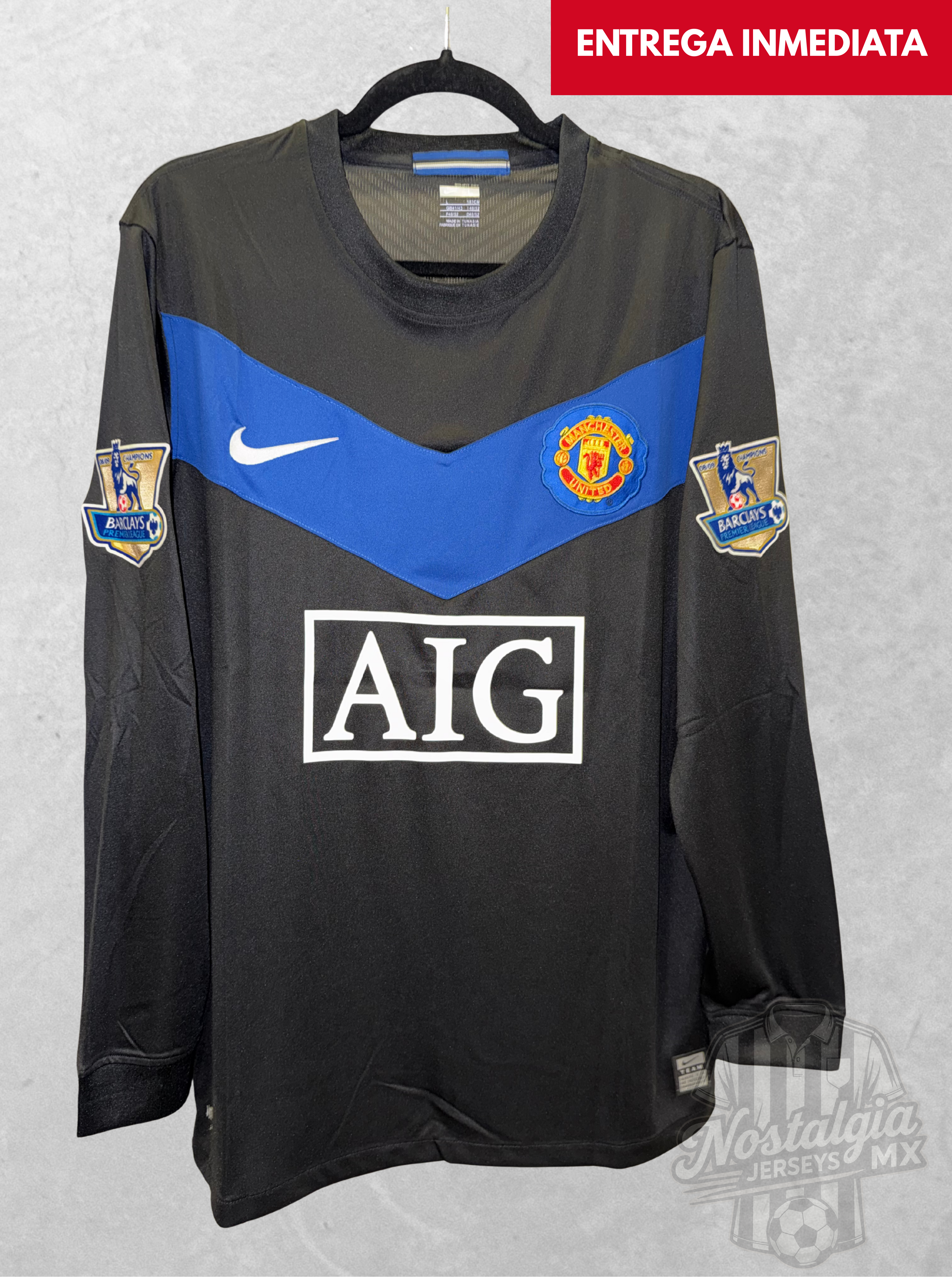 Manchester United 2009/10 tercera manga larga Rooney 10 - L