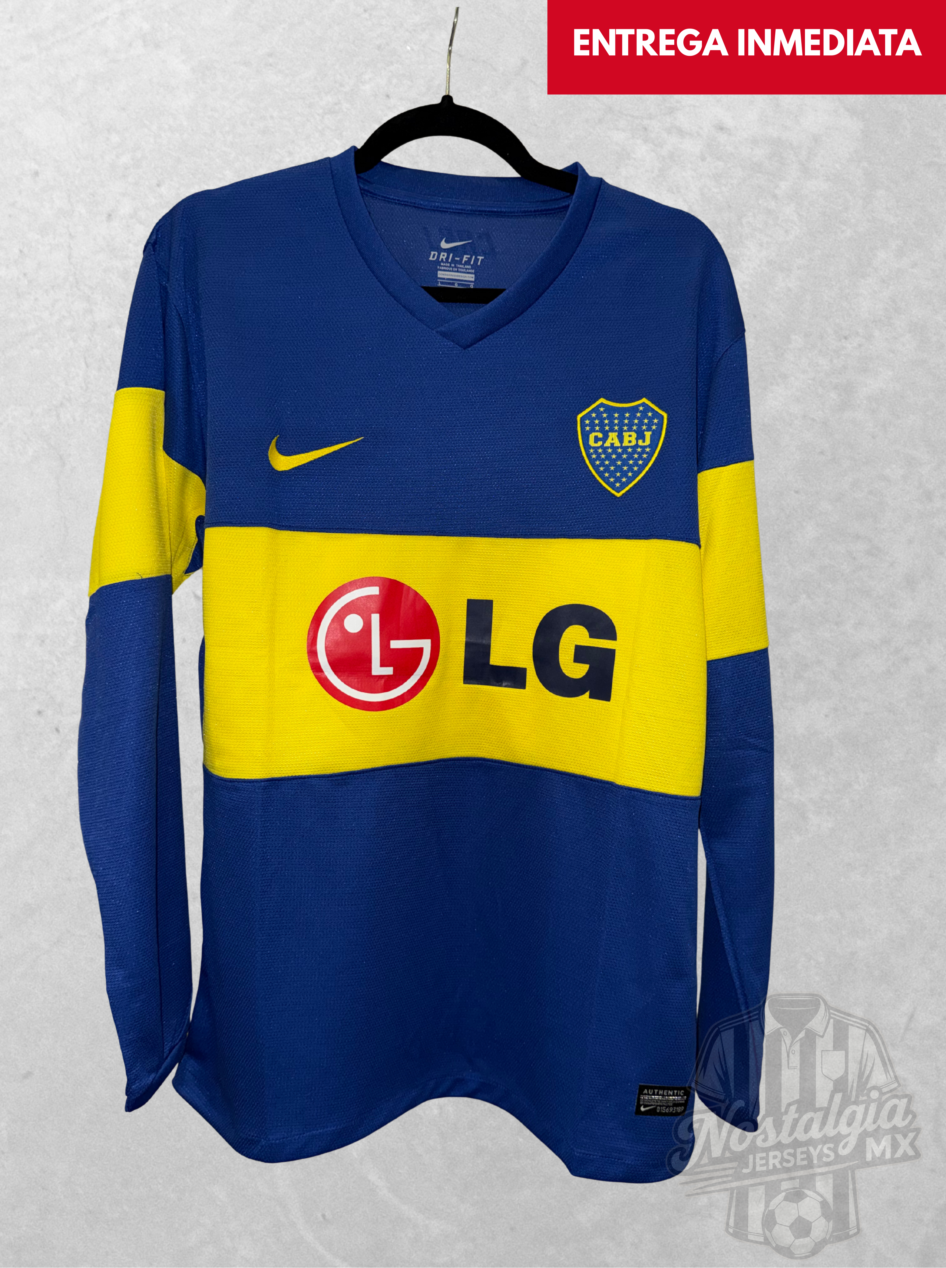 Boca Juniors 2010/11 local manga larga Roman 10 - L