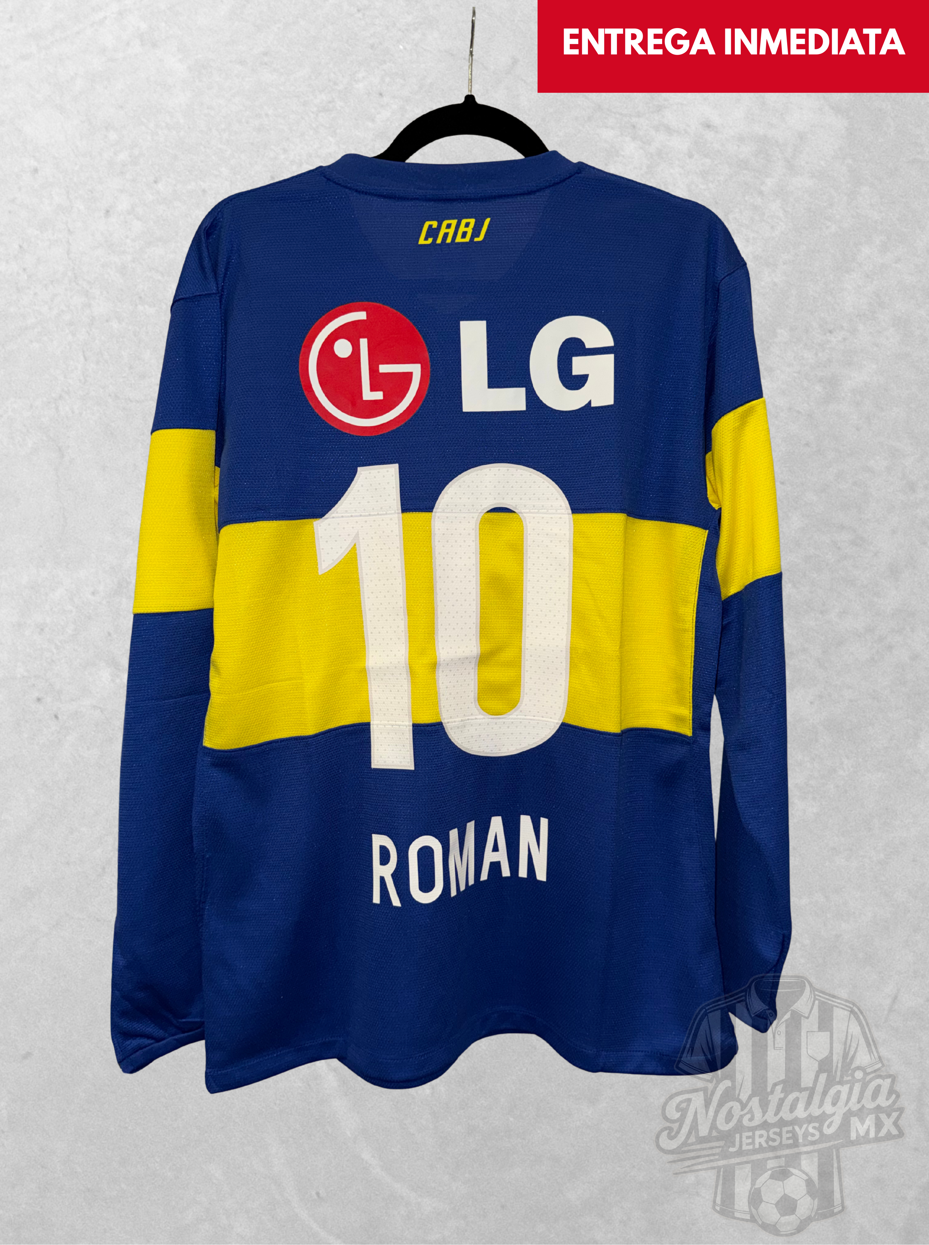 Boca Juniors 2010/11 local manga larga Roman 10 - L