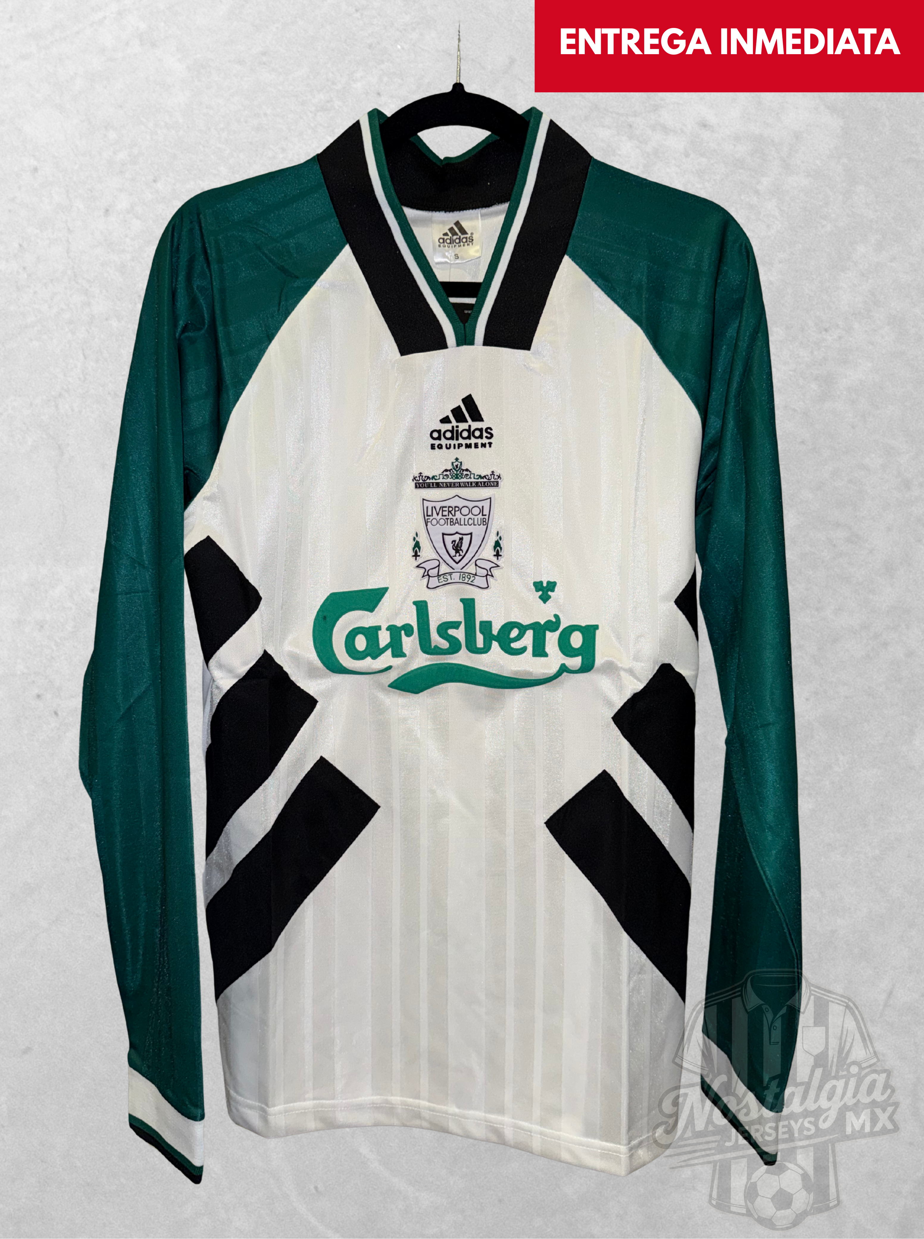 Liverpool 1993/94 visita manga larga - S
