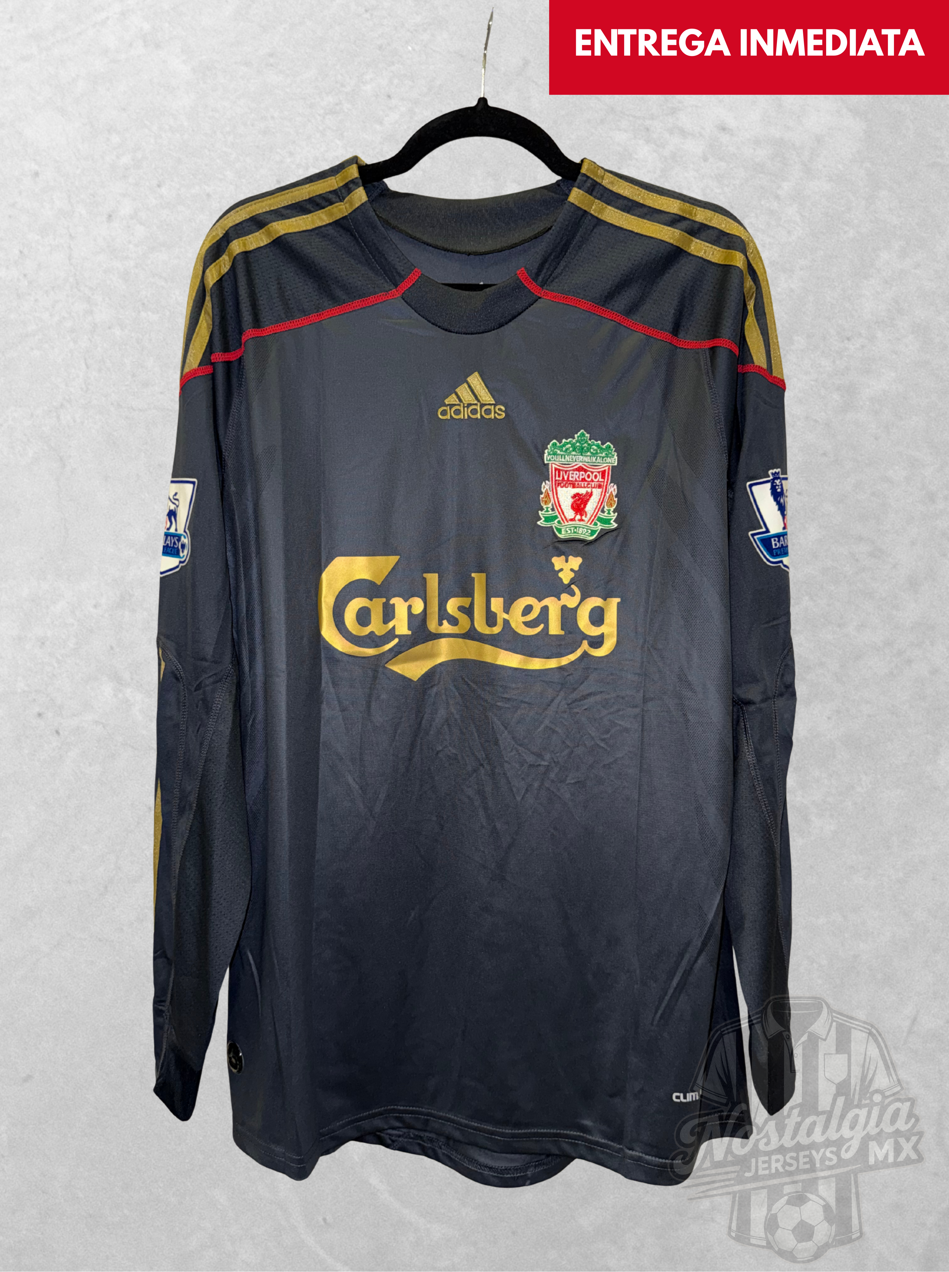 Liverpool 2009/10 visita manga larga Torres 9 - XL