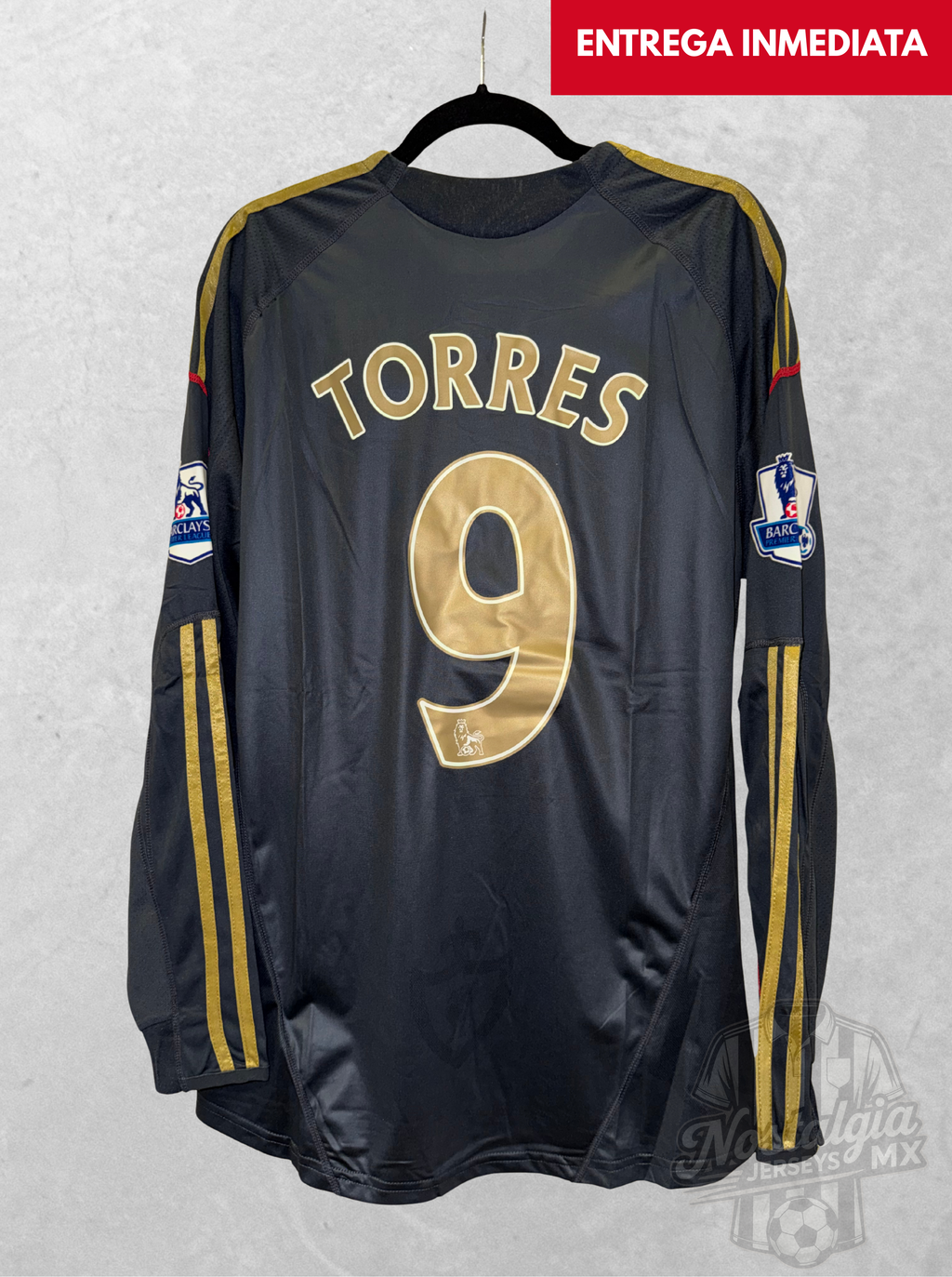 Liverpool 2009/10 visita manga larga Torres 9 - XL