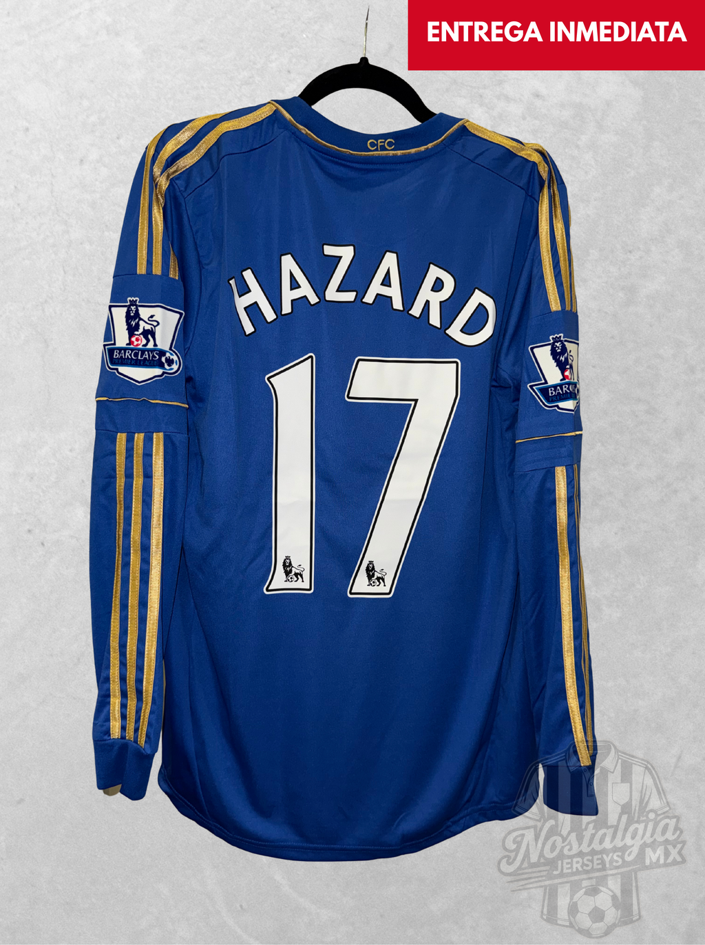Chelsea 2012/13 local manga larga Hazard 17 - M