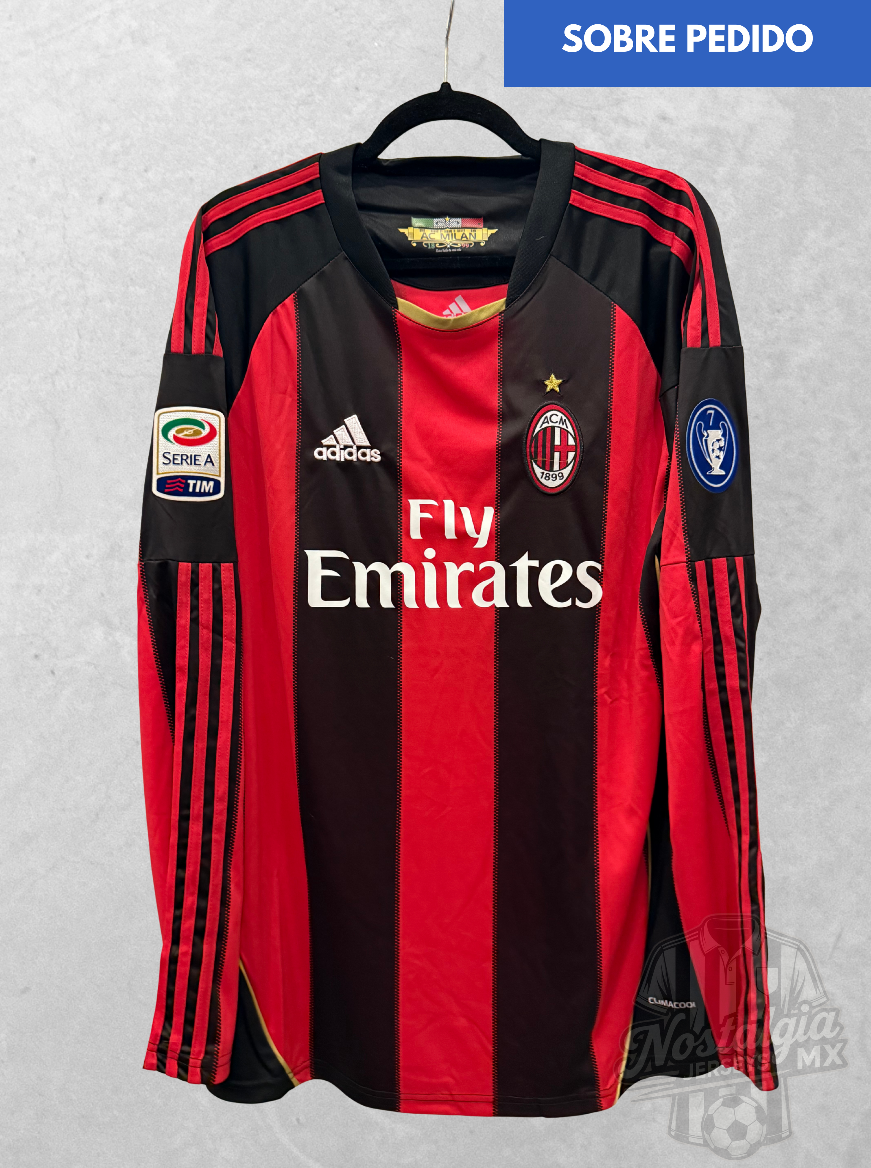 AC Milan 2010/11 local manga larga