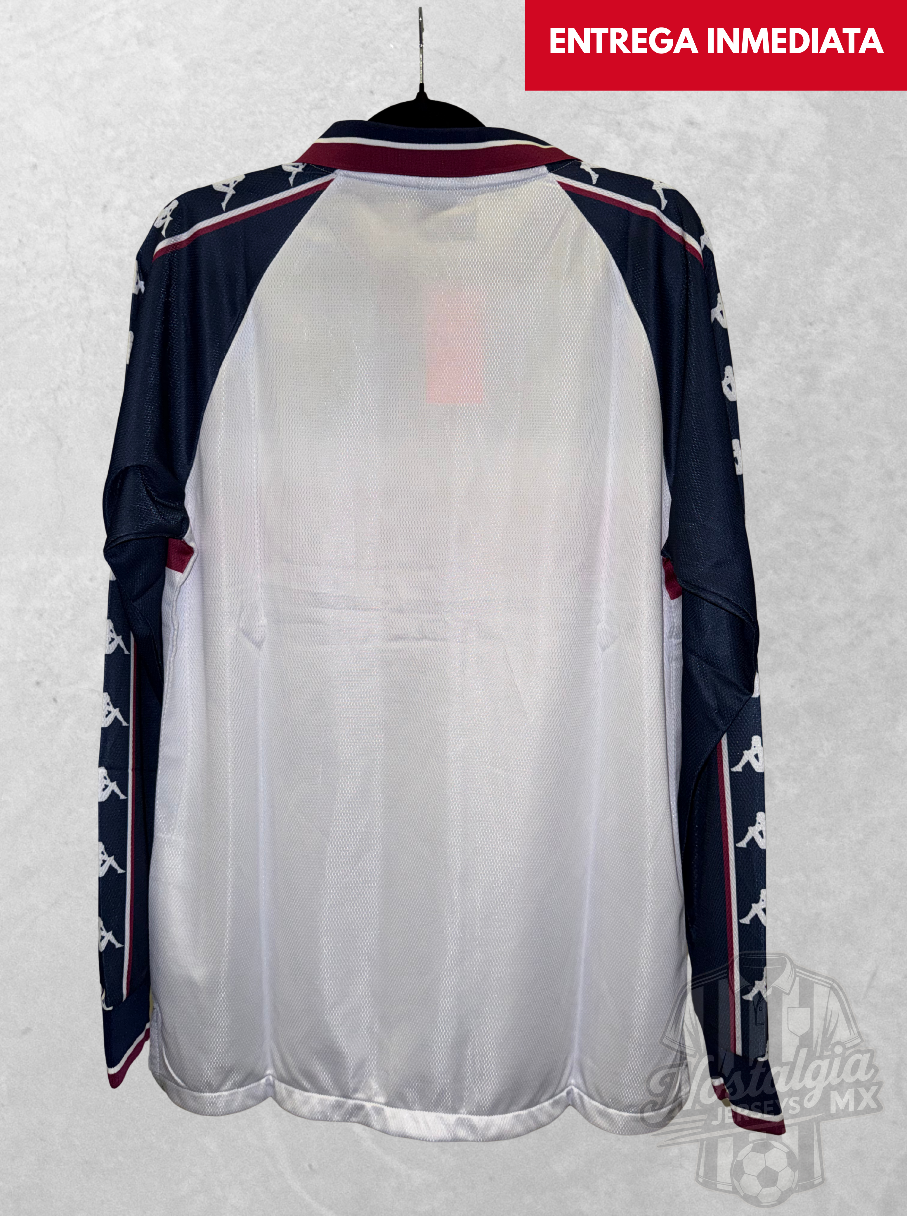 Manchester City 1997/98 visita manga larga - L