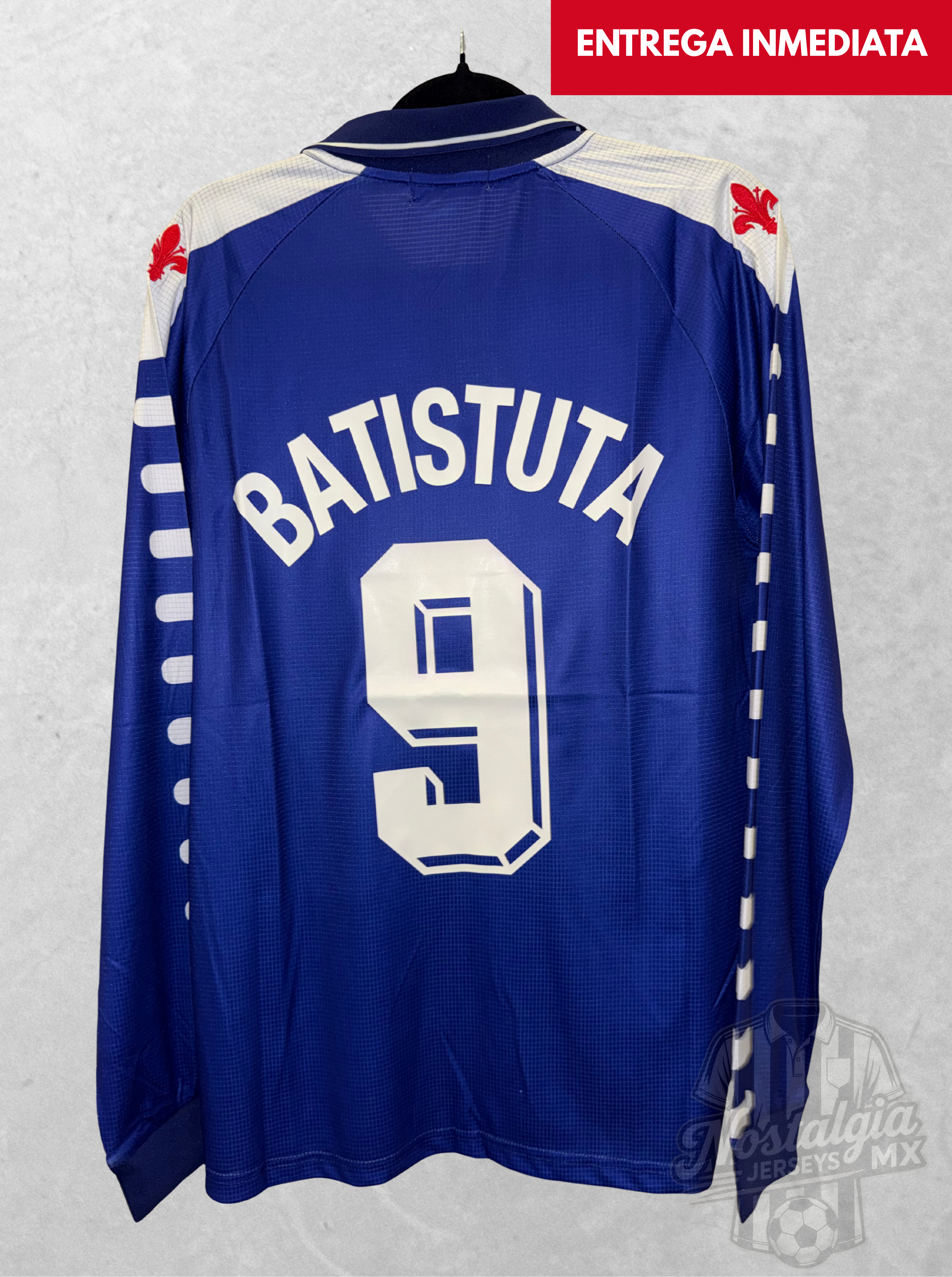 Fiorentina 1998/99 local manga larga Batistuta 9 - L