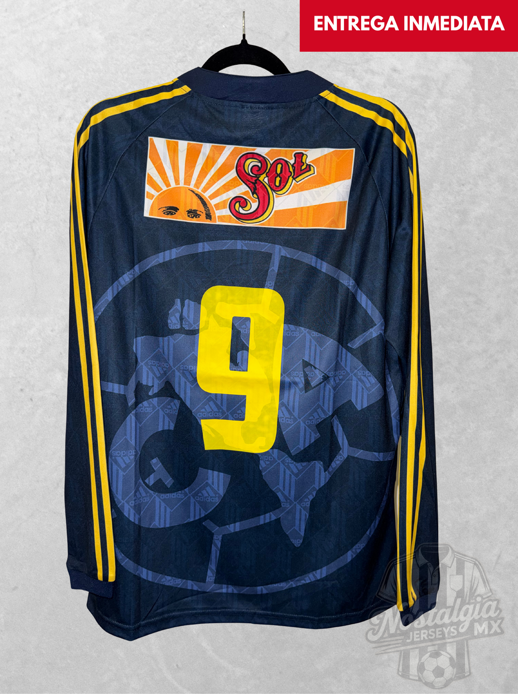 América 1998/99 visita manga larga 9 - M