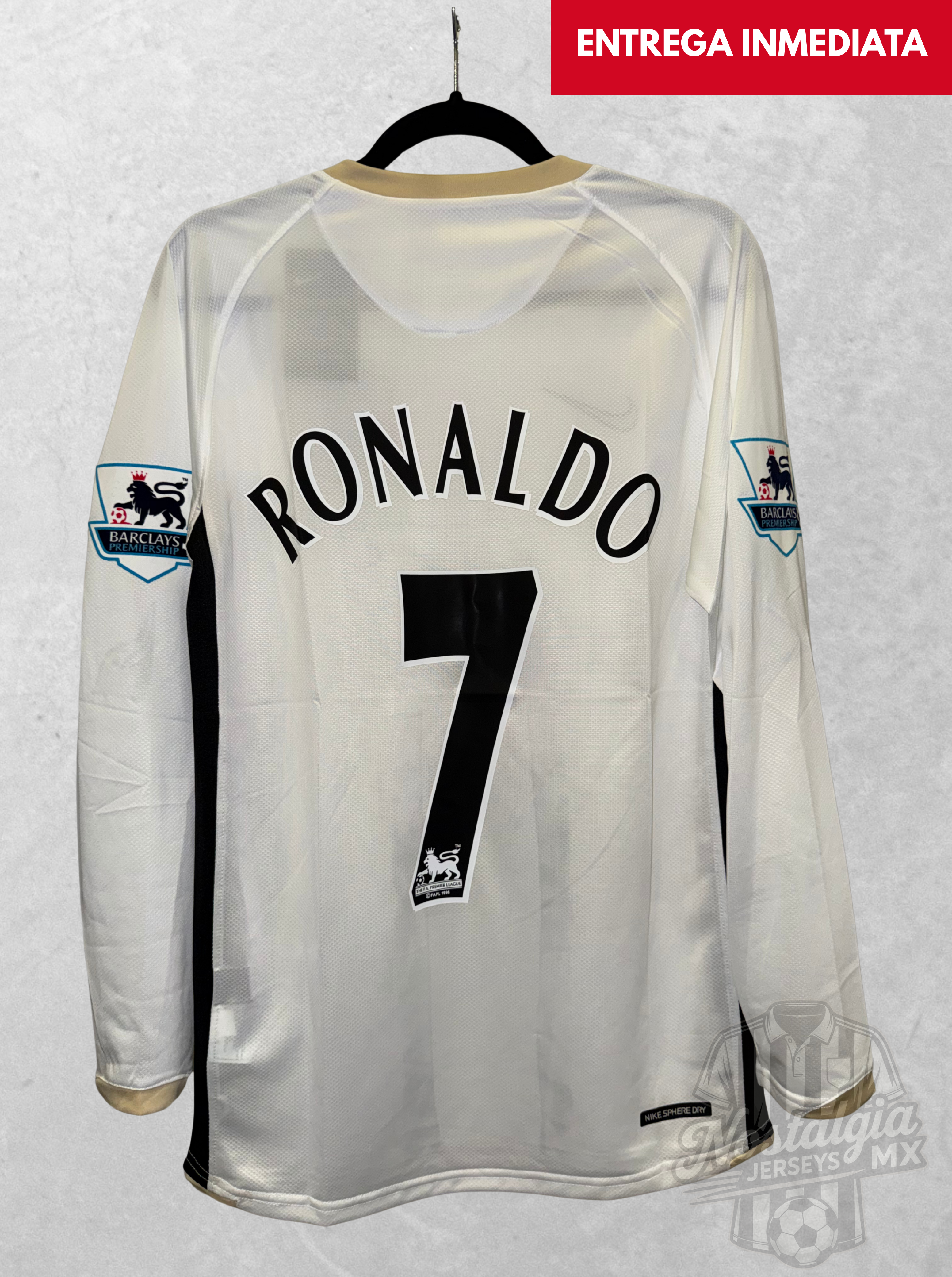 Manchester United 2006/07 visita manga larga Ronaldo 7 - M