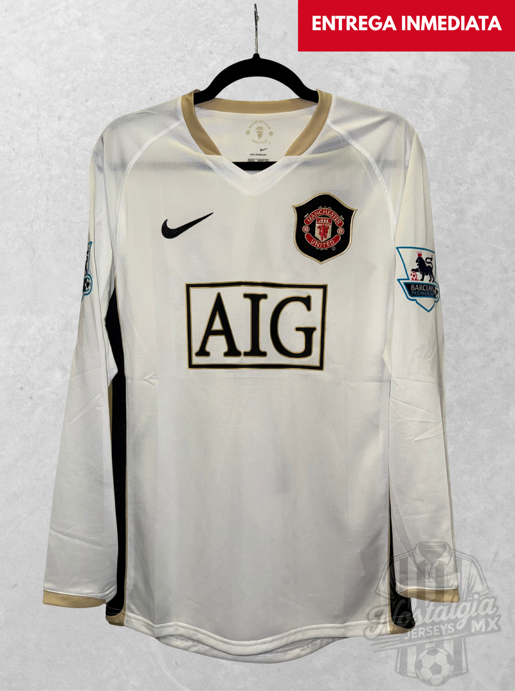 Manchester United 2006/07 visita manga larga Ronaldo 7 - M