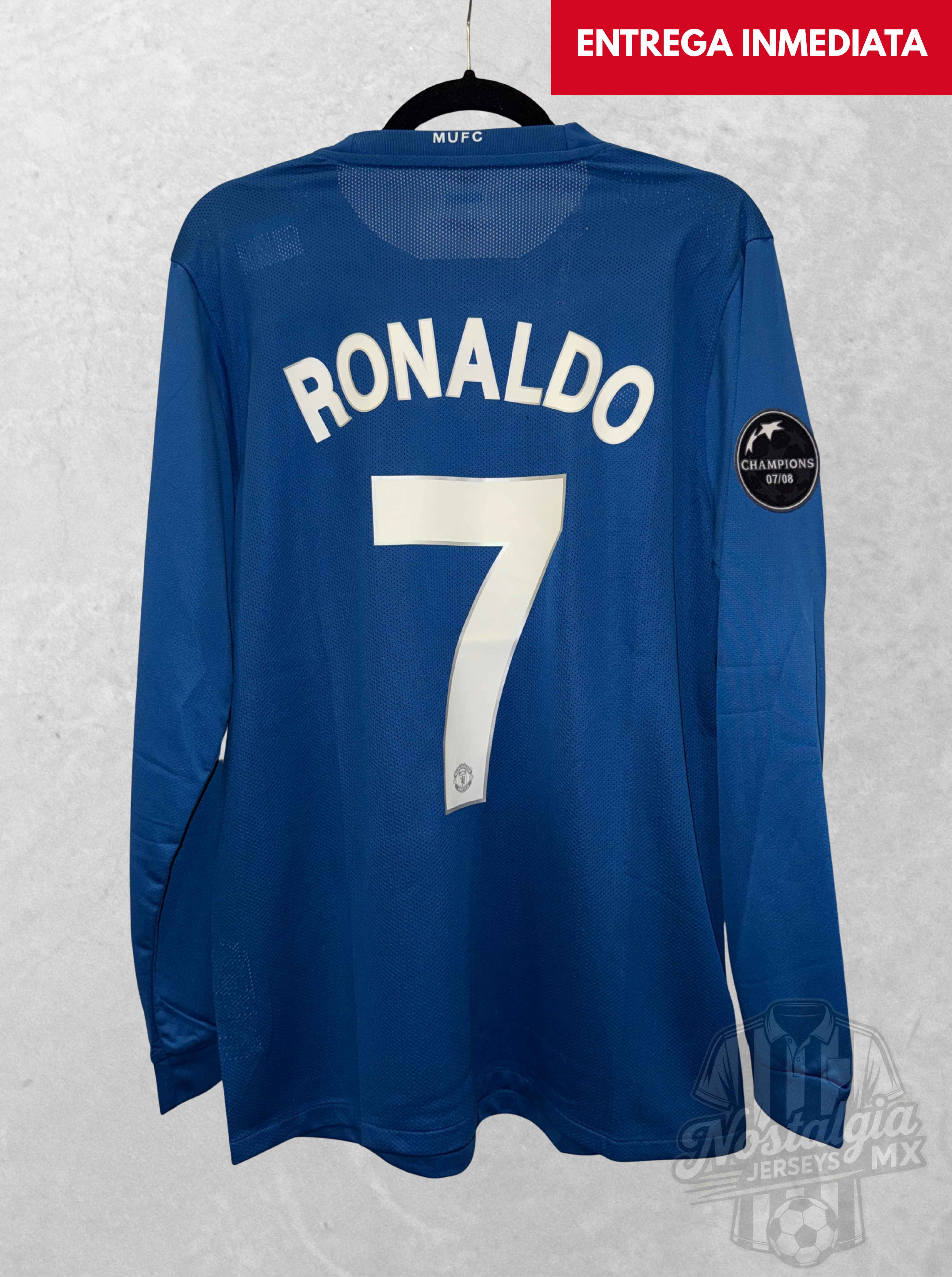 Manchester United 2008/09 tercera manga larga Ronaldo 7 - M