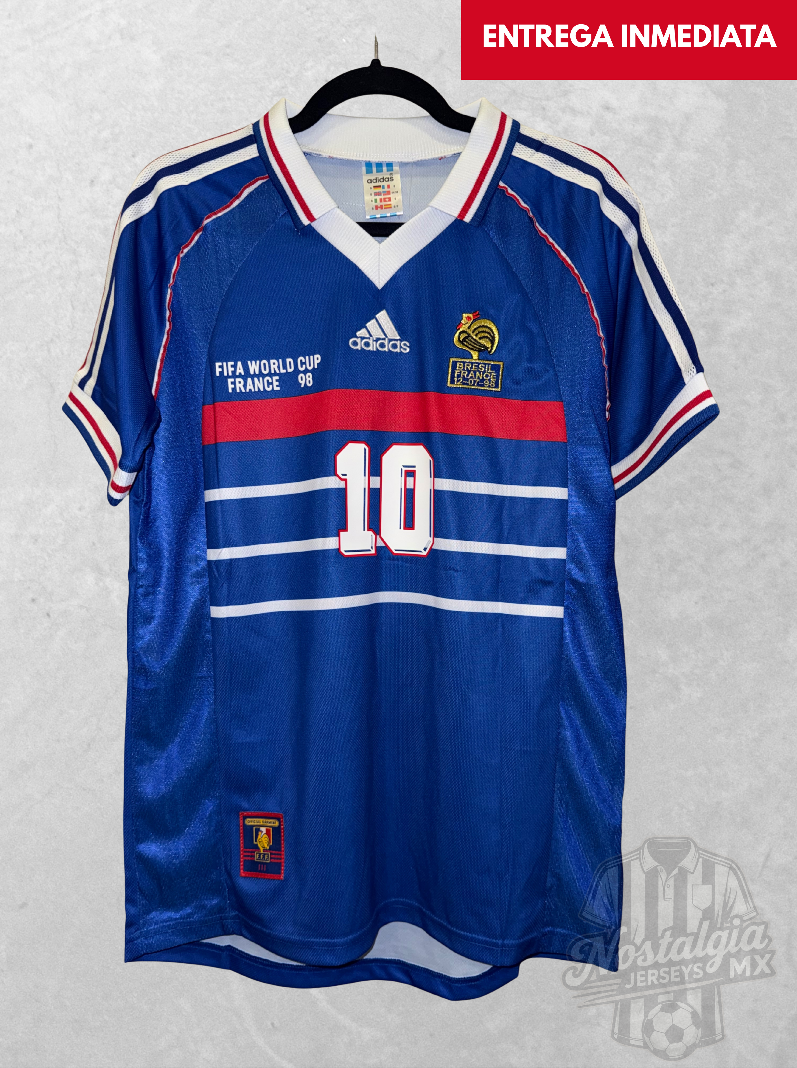 Francia 1998 local Zidane 10 - S