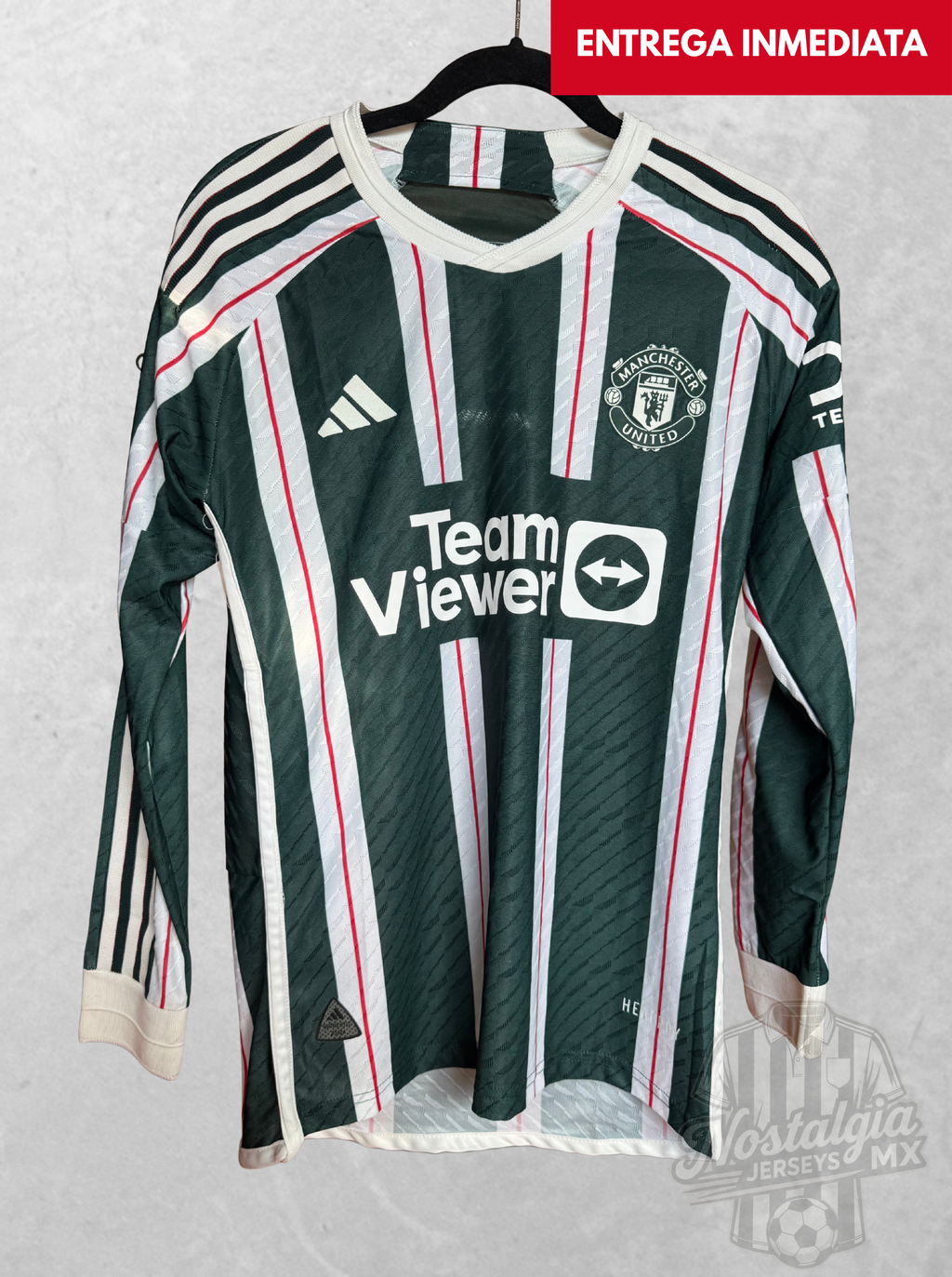 Manchester United 2023/24 visita jugador manga larga - M