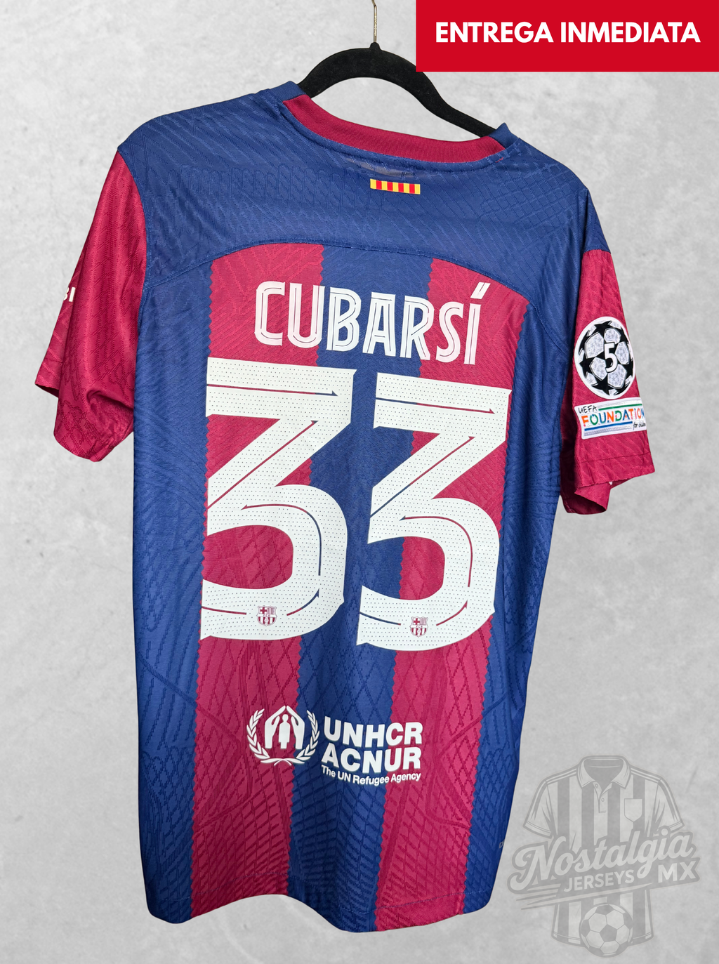 Barcelona 2023/24 local jugador Cubarsí 33 - M