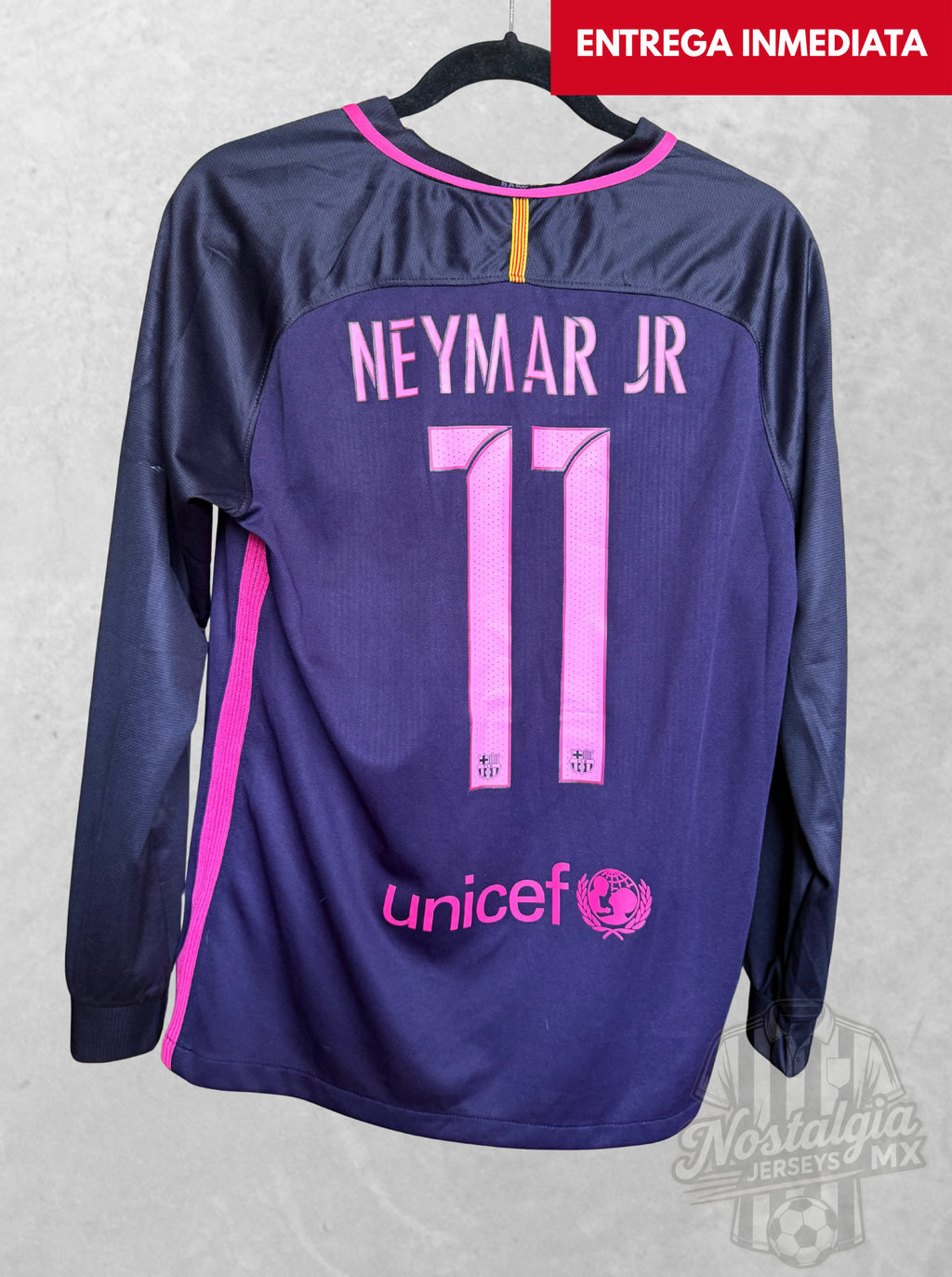 Barcelona 2016/17 visita manga larga Neymar Jr 11 - S