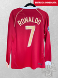 Manchester United 2006/07 local manga larga Ronaldo 7 - S