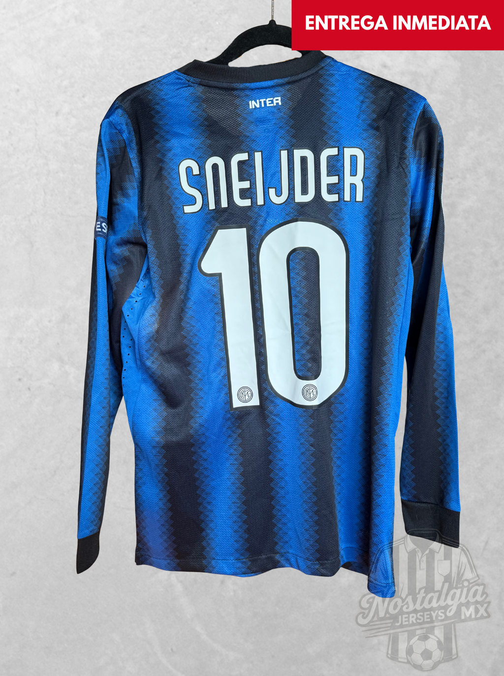 Inter Milan 2010/11 local manga larga Sneijder 10 - S