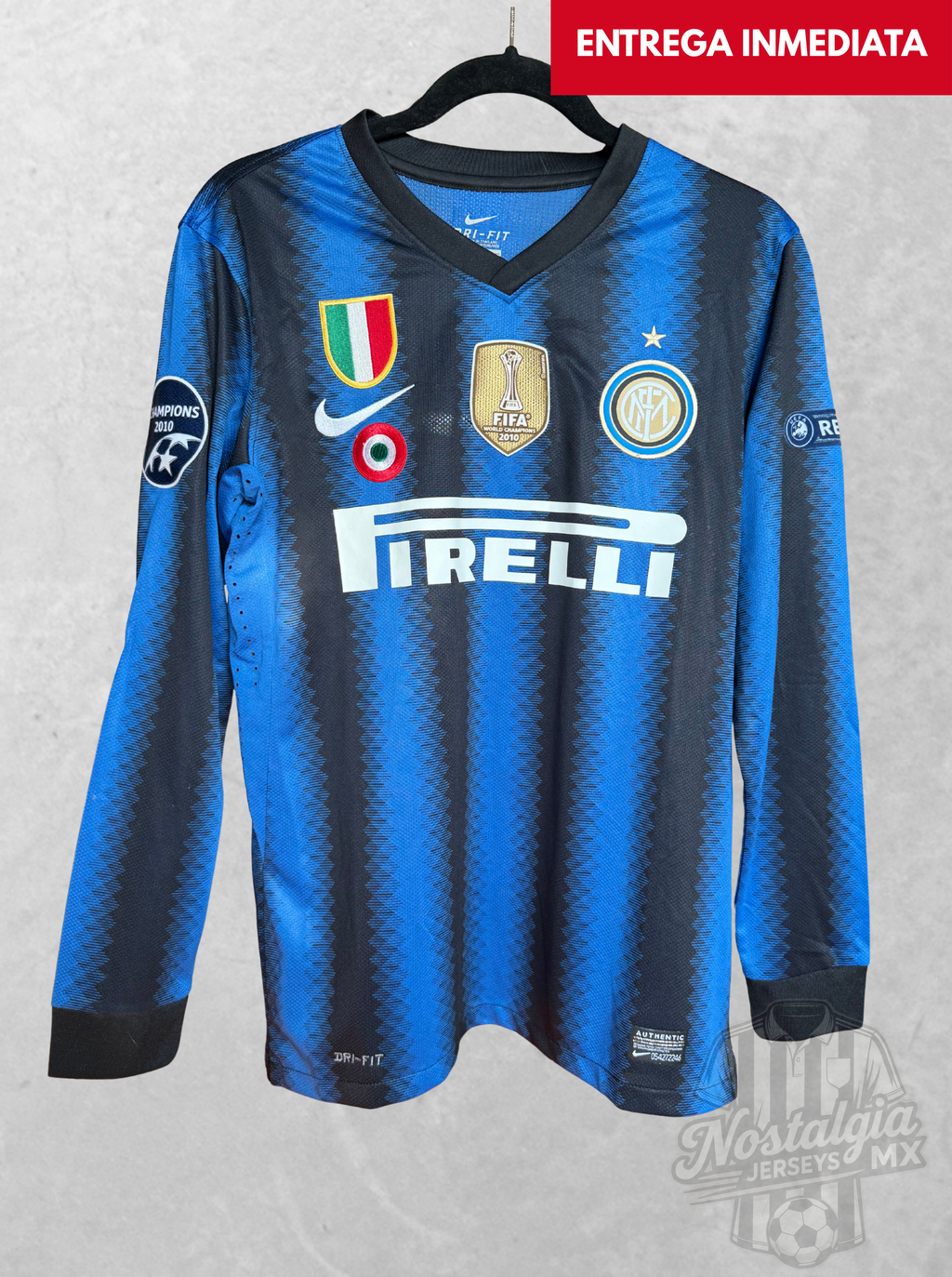 Inter Milan 2010/11 local manga larga Sneijder 10 - S